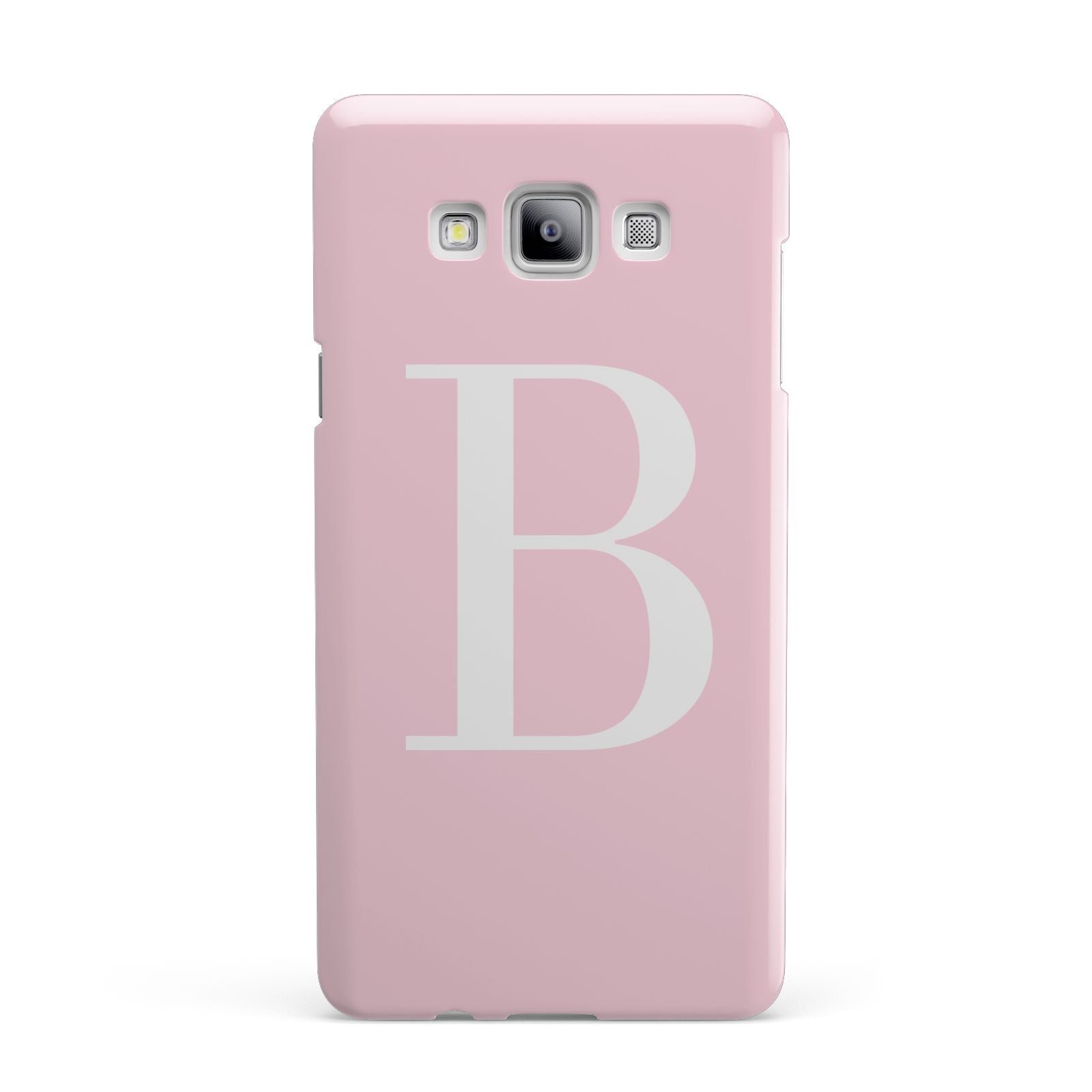 Personalised Pink White Initial Samsung Galaxy A7 2015 Case