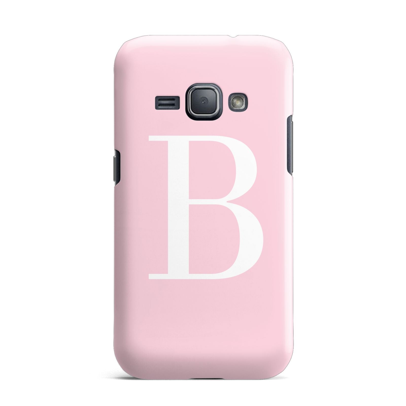 Personalised Pink White Initial Samsung Galaxy J1 2016 Case