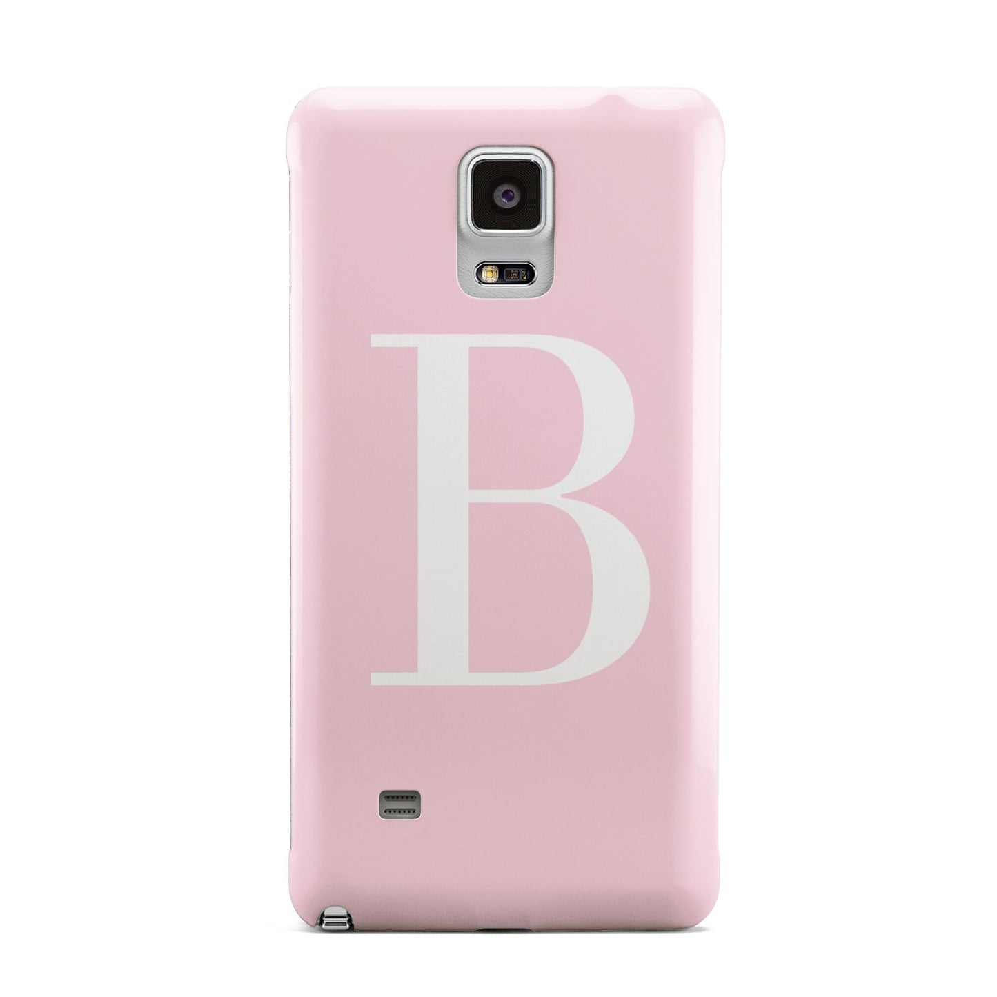 Personalised Pink White Initial Samsung Galaxy Note 4 Case