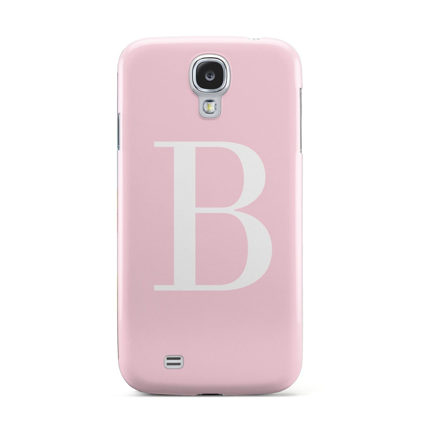 Personalised Pink White Initial Samsung Galaxy S4 Case