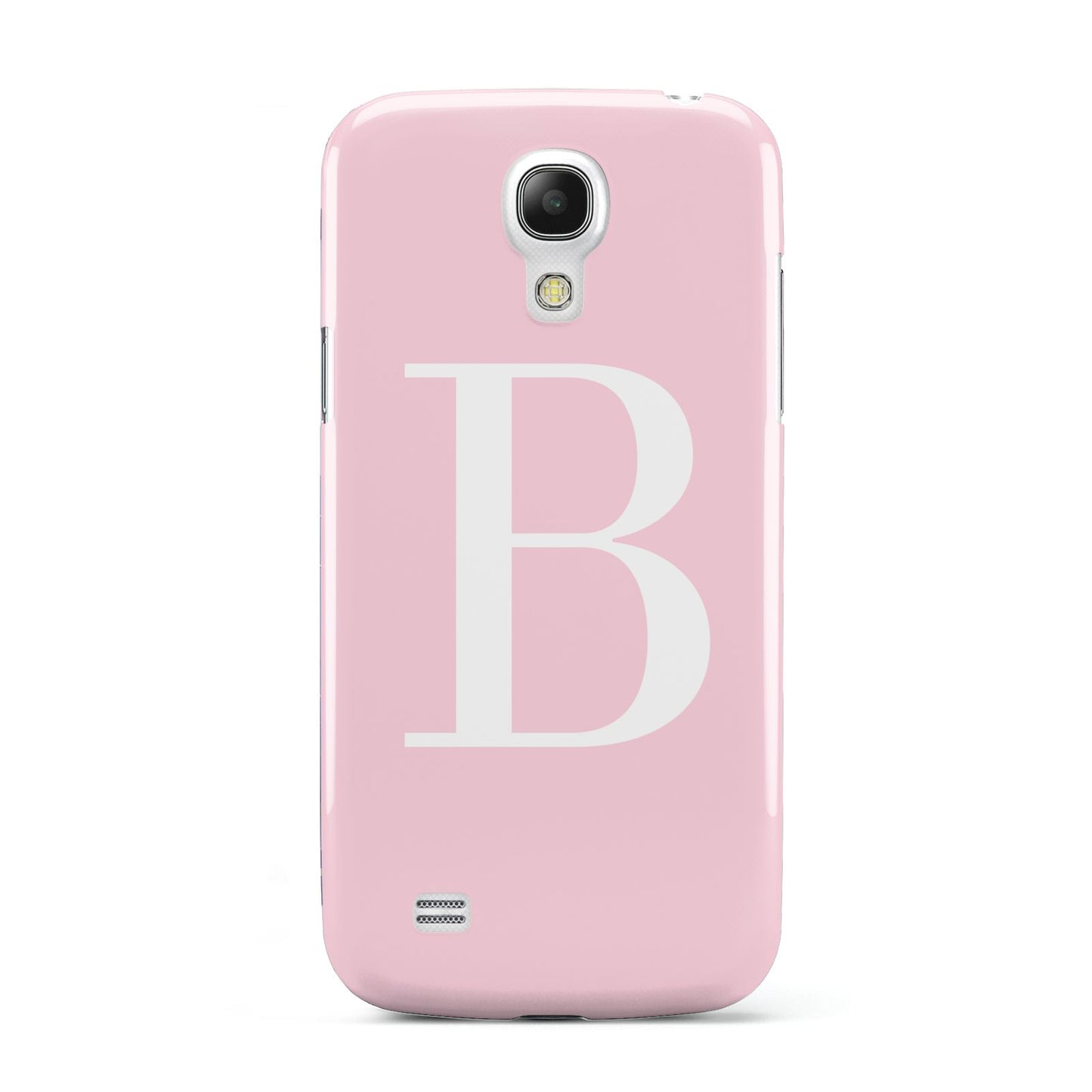 Personalised Pink White Initial Samsung Galaxy S4 Mini Case