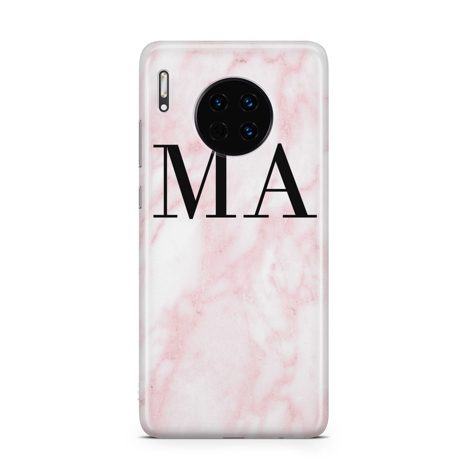 Personalised Pinky Marble Initials Huawei Mate 30