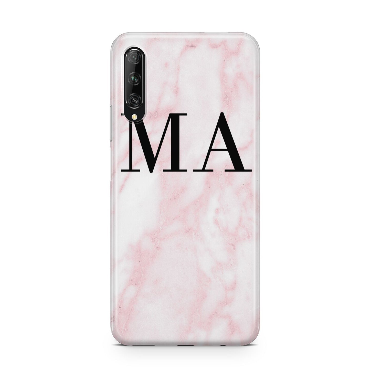 Personalised Pinky Marble Initials Huawei P Smart Pro 2019