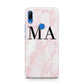Personalised Pinky Marble Initials Huawei P Smart Z