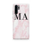 Personalised Pinky Marble Initials Huawei P30 Pro Phone Case