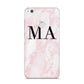 Personalised Pinky Marble Initials Huawei P8 Lite Case