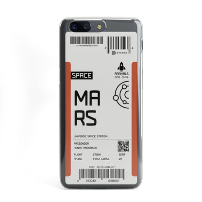 Personalised Planet Boarding Pass OnePlus Case