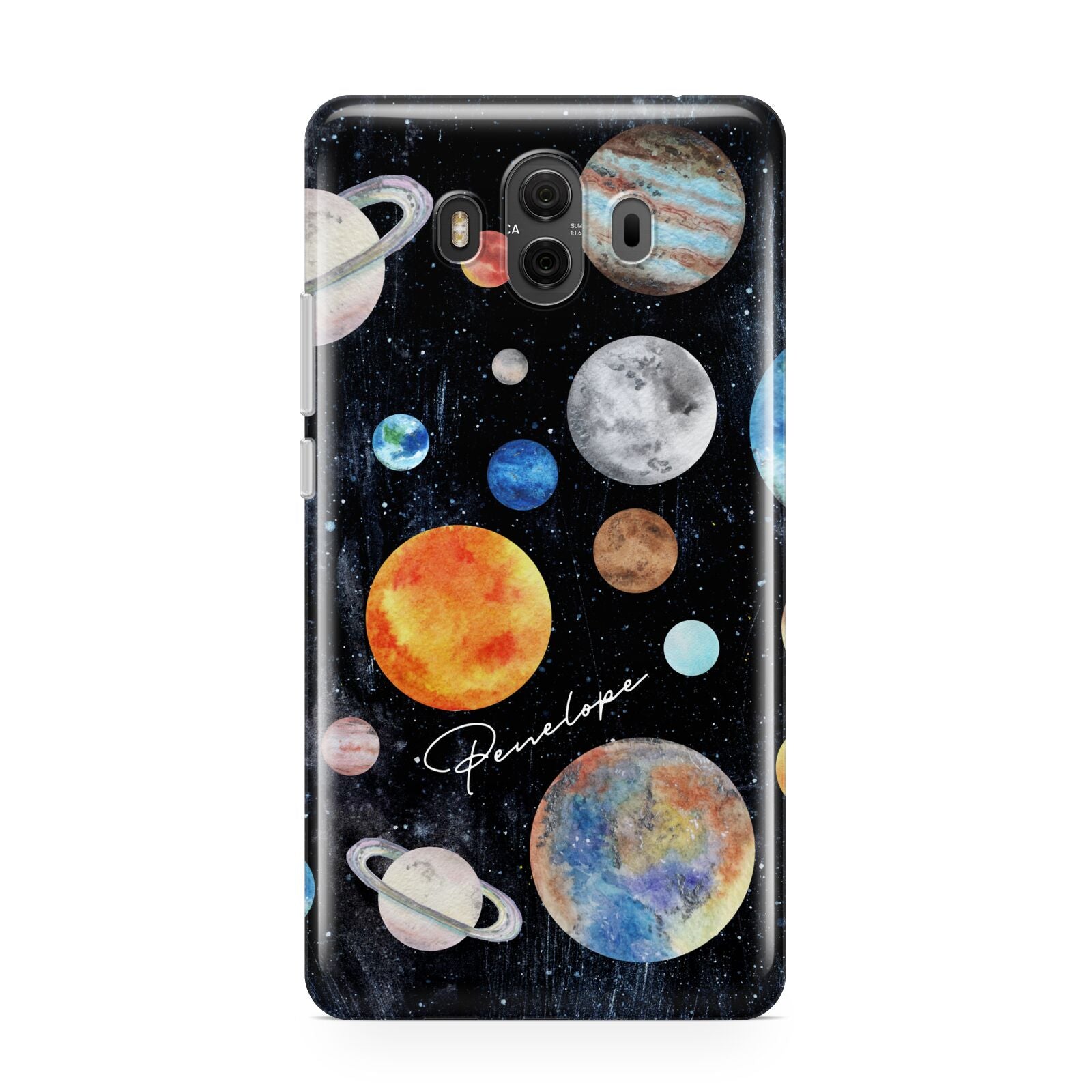 Personalised Planets Huawei Mate 10 Protective Phone Case