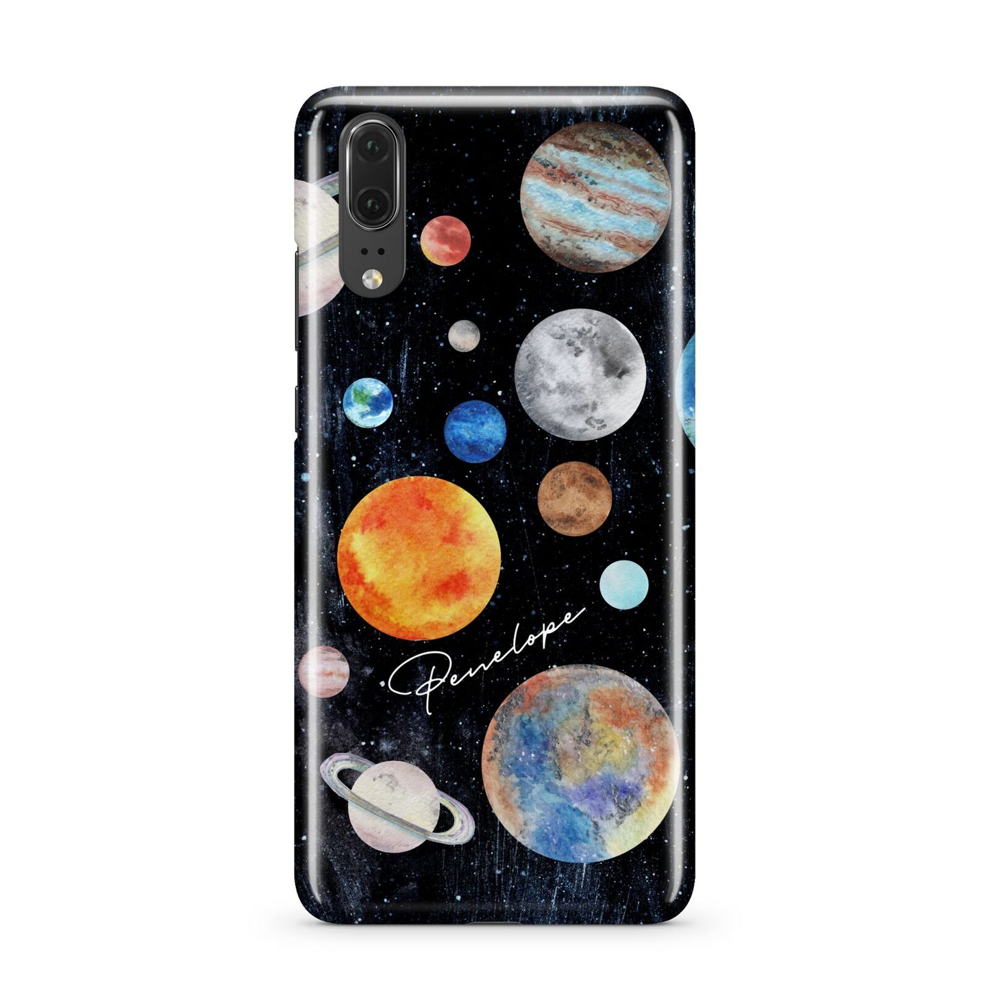 Personalised Planets Huawei P20 Phone Case