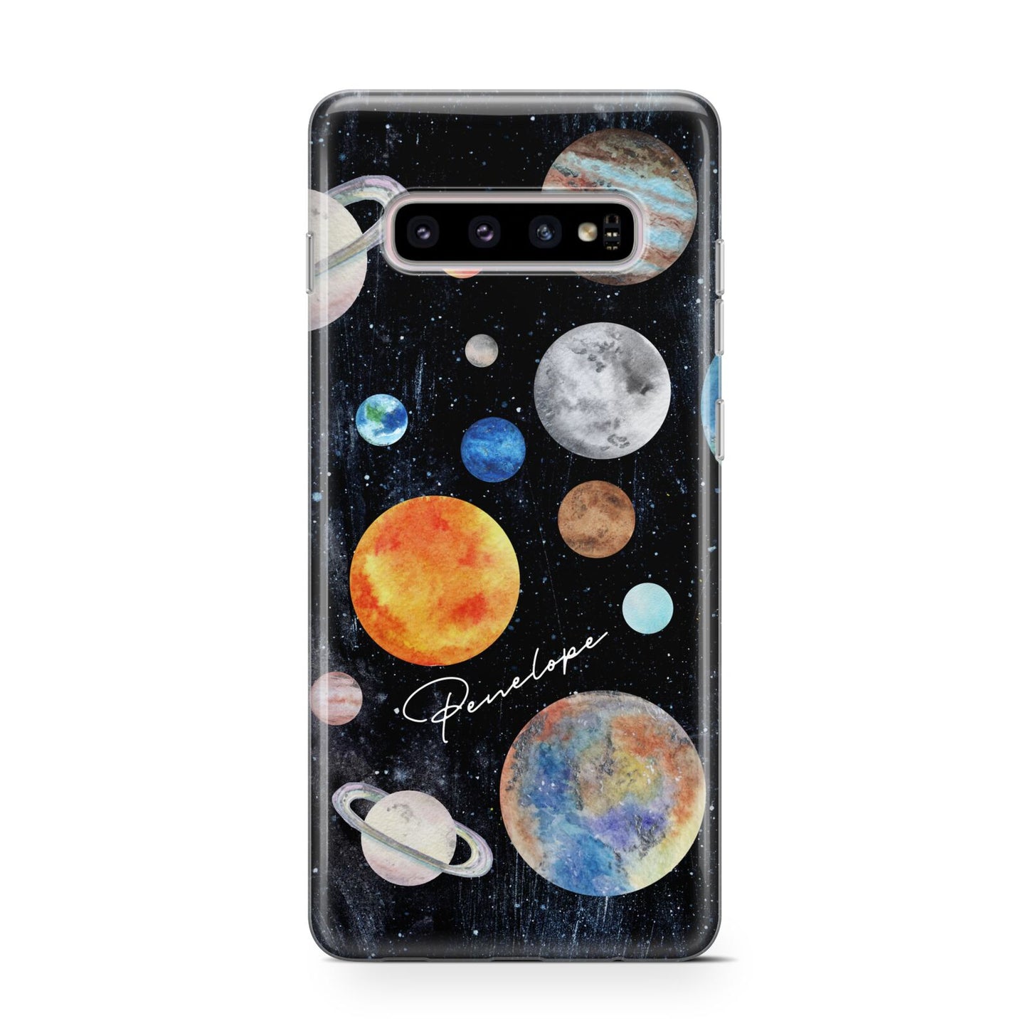 Personalised Planets Protective Samsung Galaxy Case