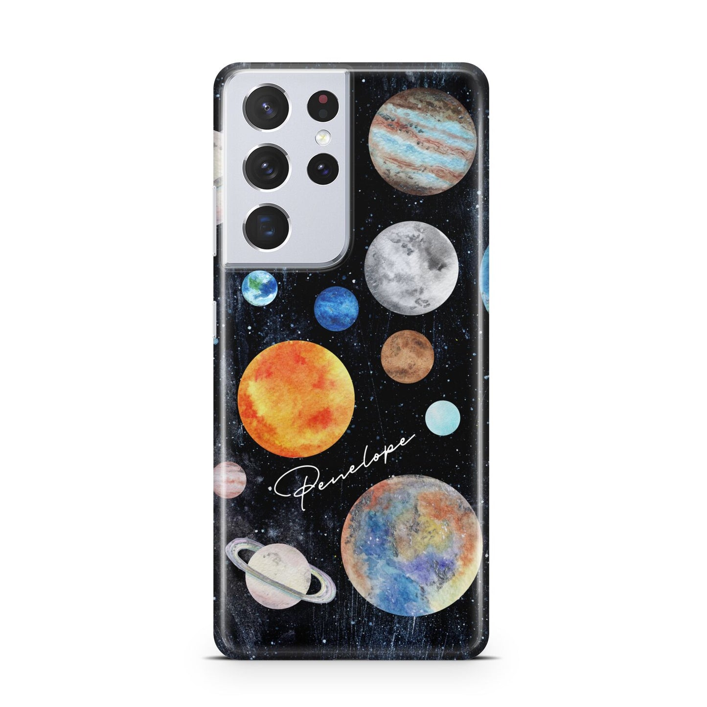 Personalised Planets Samsung S21 Ultra Case