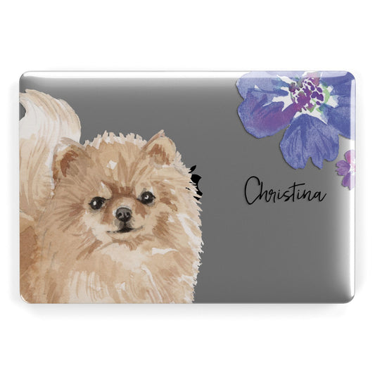 Personalised Pomeranian Apple MacBook Case