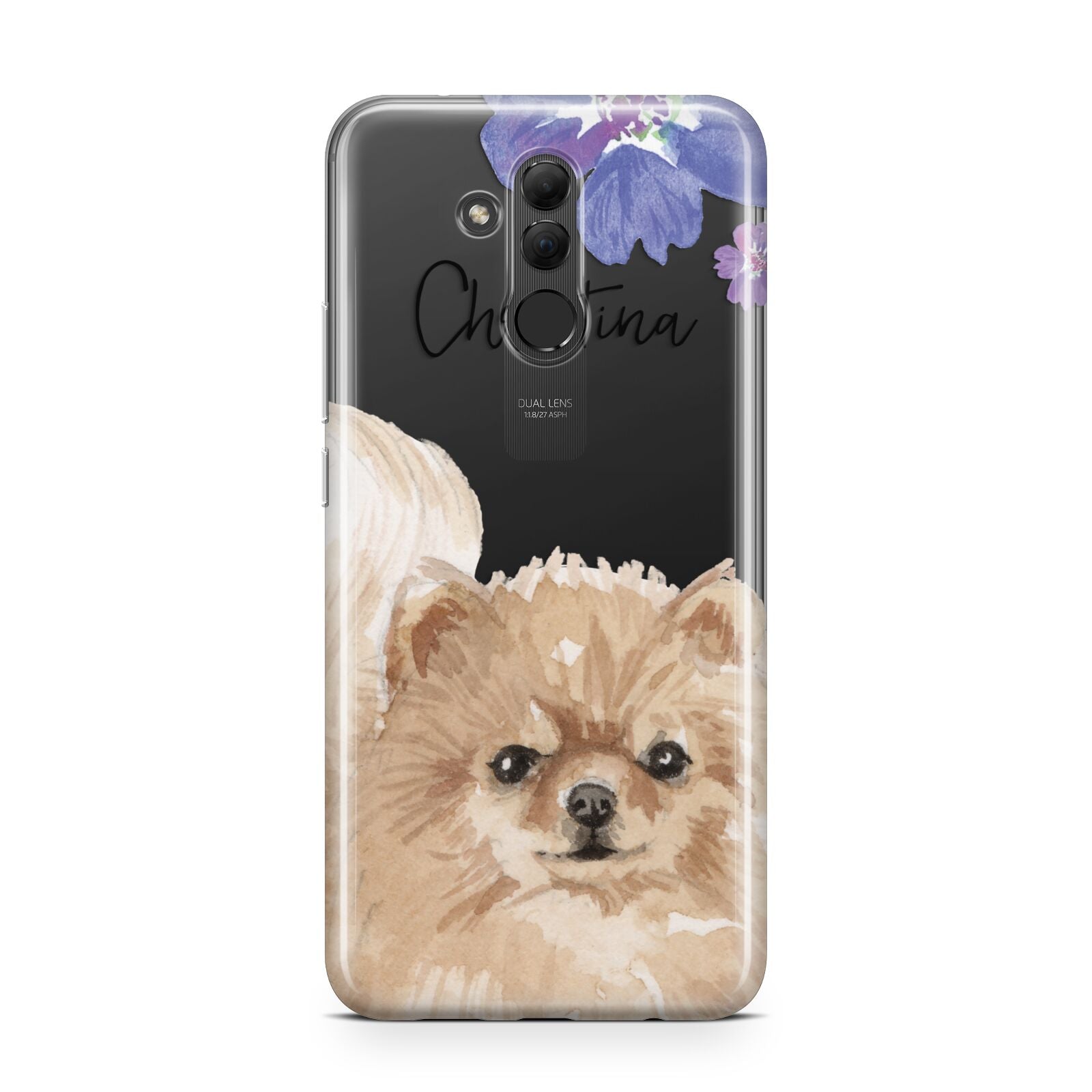 Personalised Pomeranian Huawei Mate 20 Lite