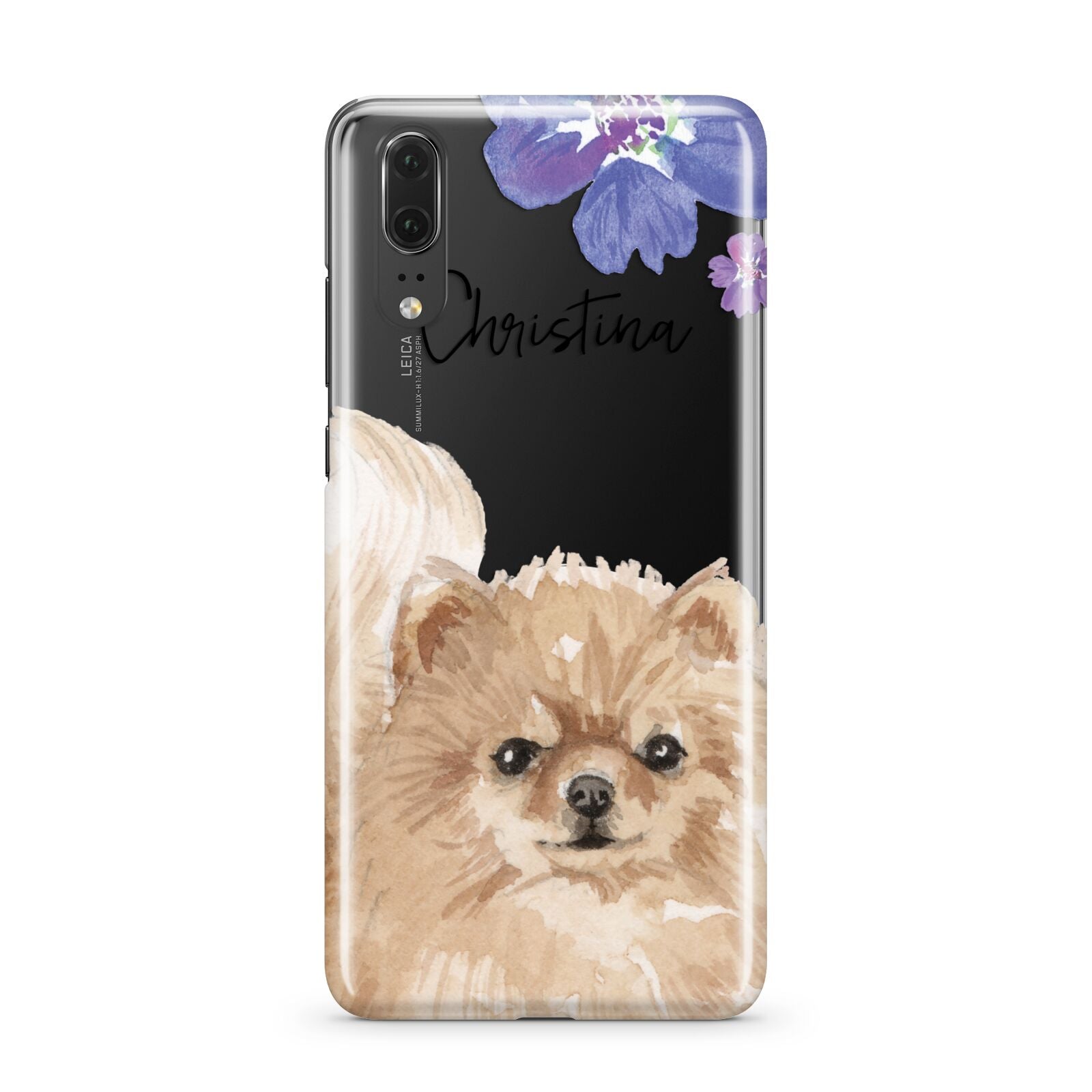 Personalised Pomeranian Huawei P20 Phone Case