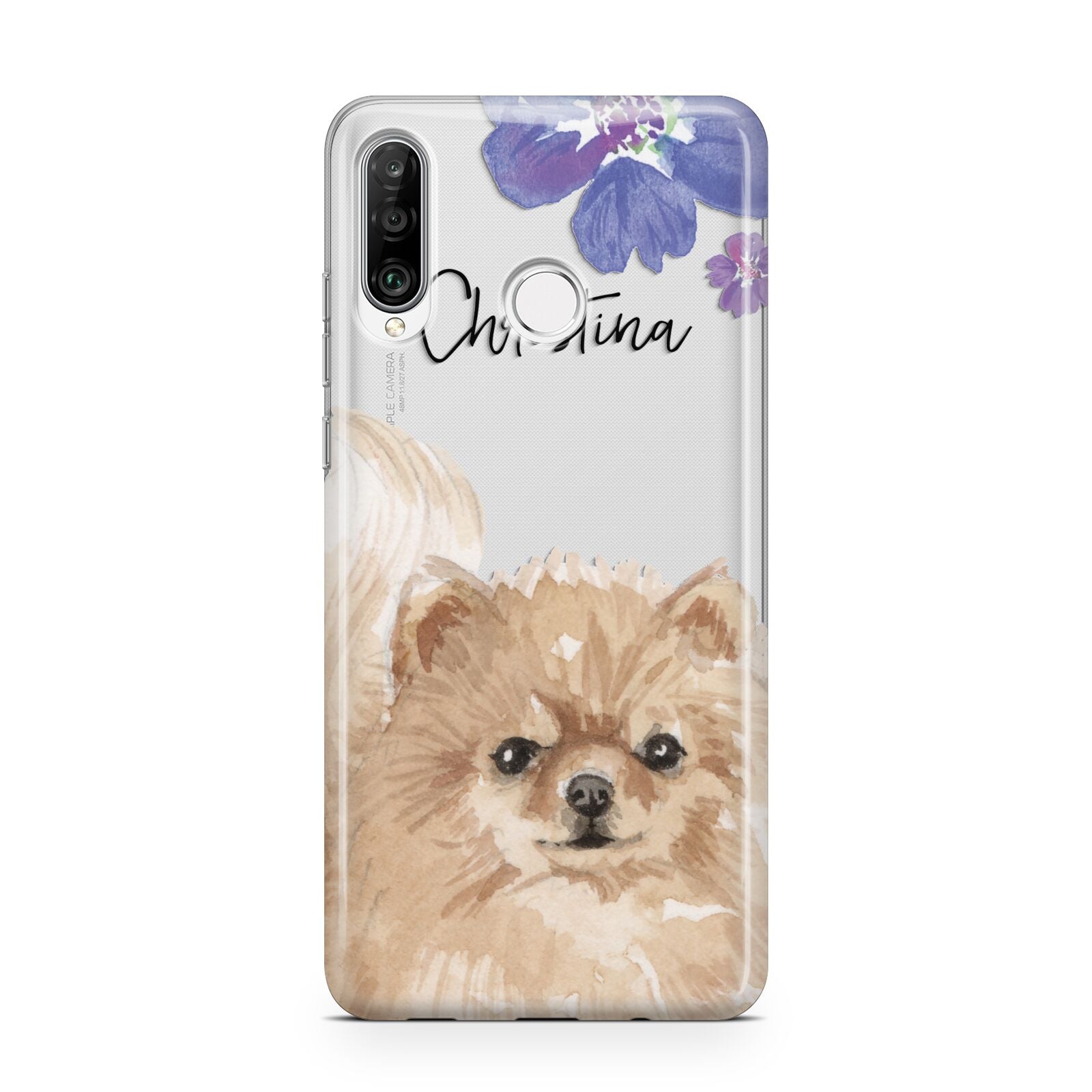 Personalised Pomeranian Huawei P30 Lite Phone Case