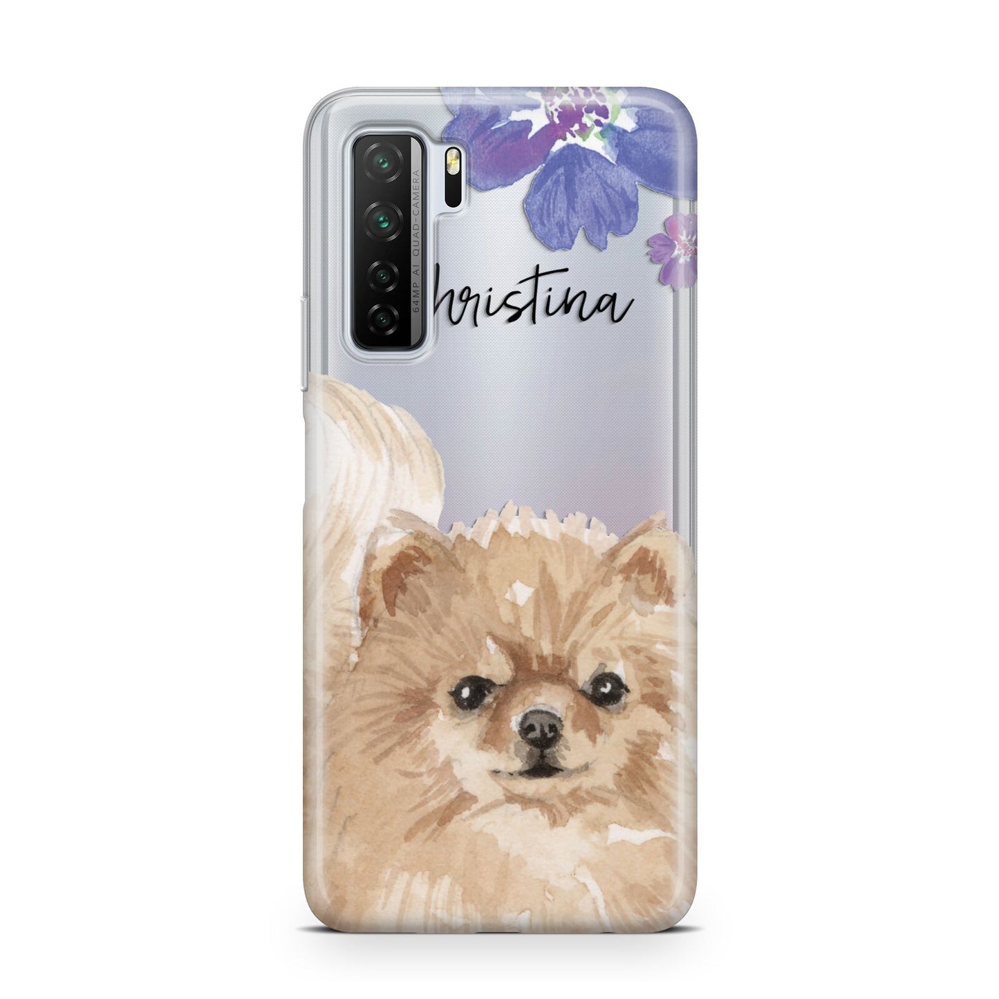 Personalised Pomeranian Huawei P40 Lite 5G Phone Case