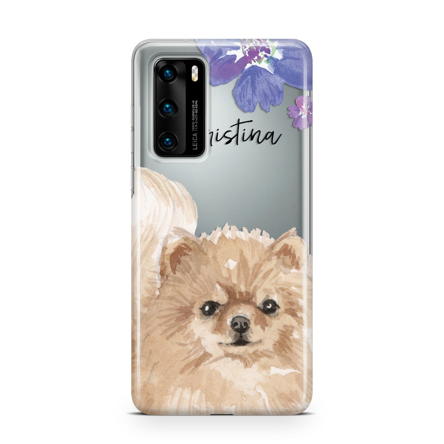 Personalised Pomeranian Huawei P40 Phone Case