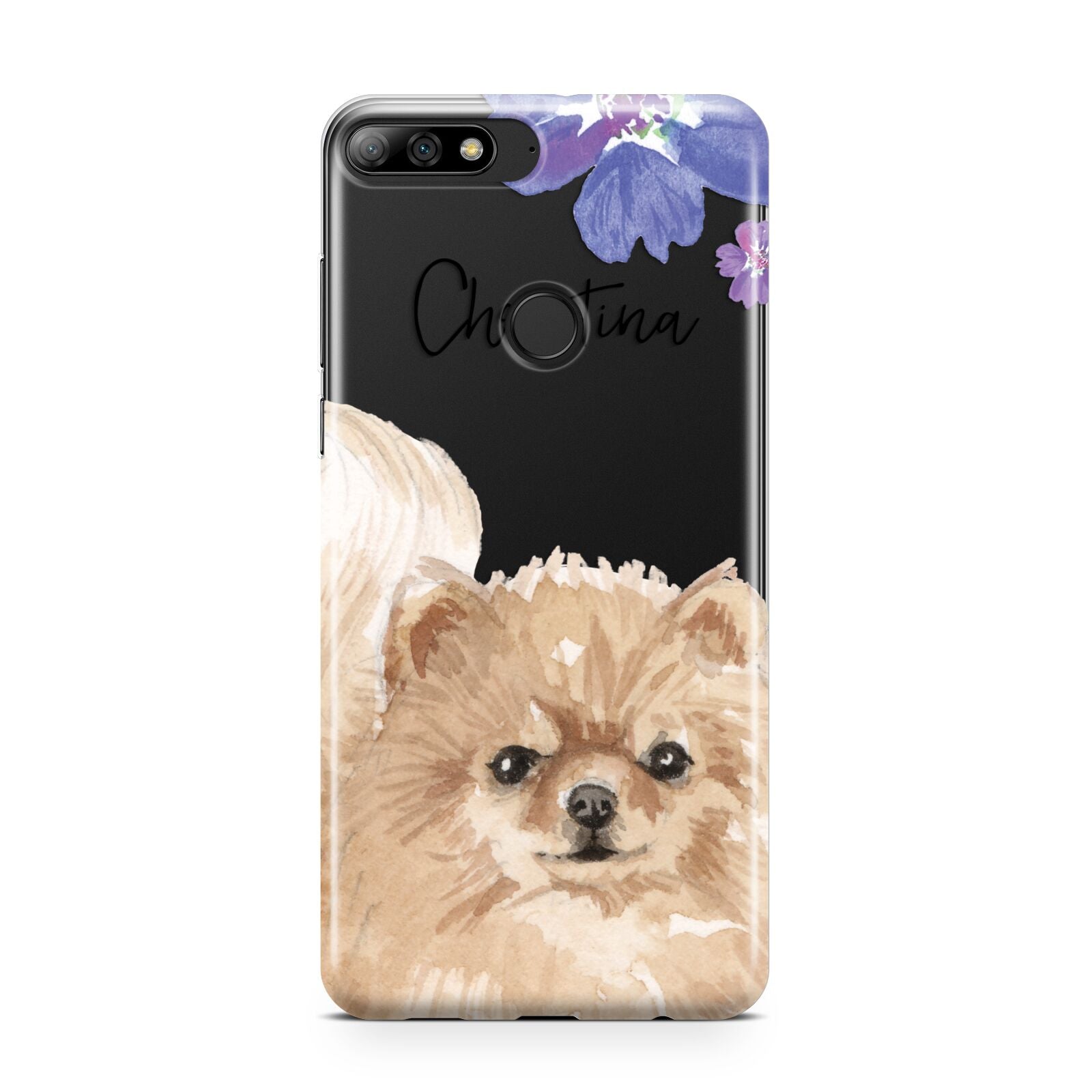 Personalised Pomeranian Huawei Y7 2018