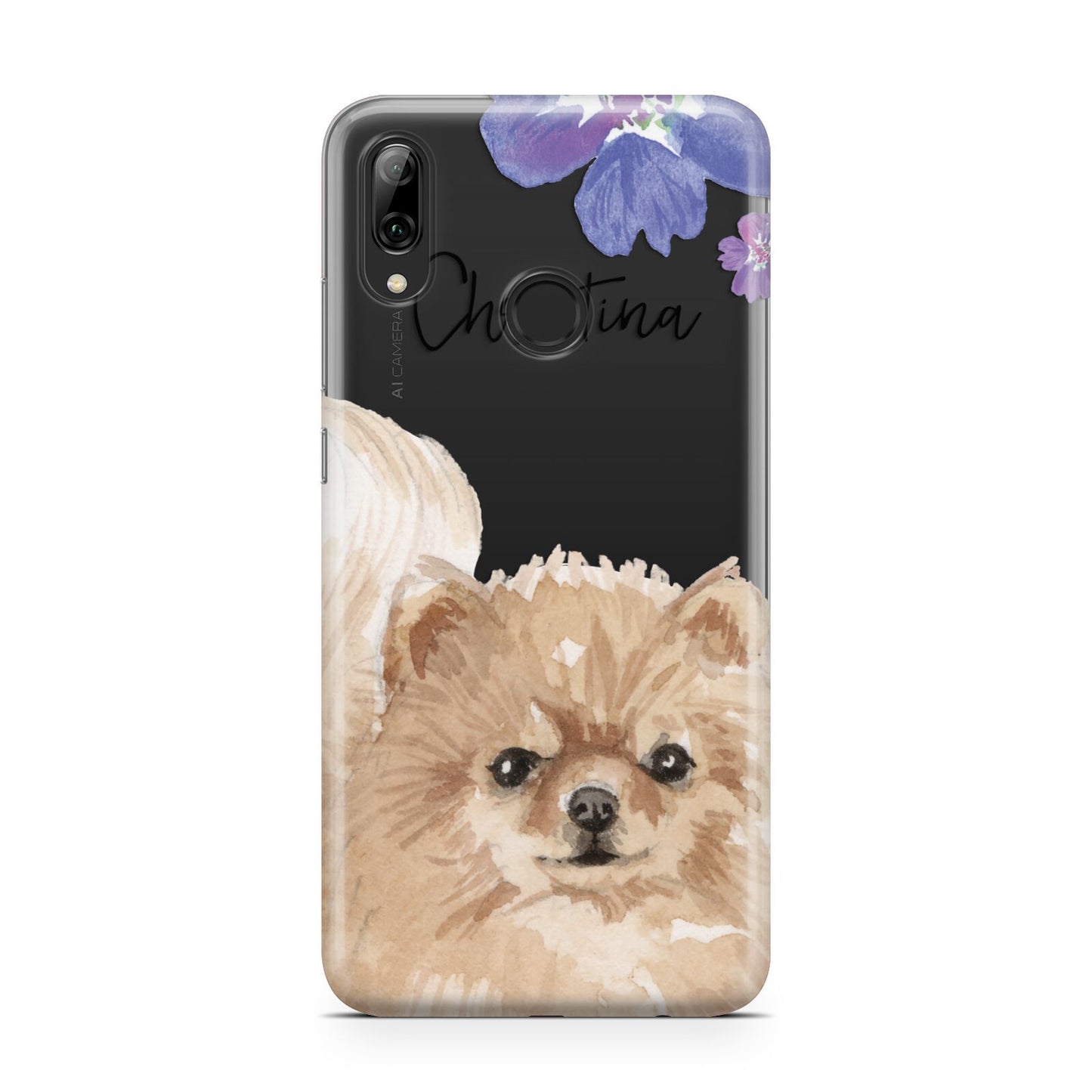 Personalised Pomeranian Huawei Y7 2019