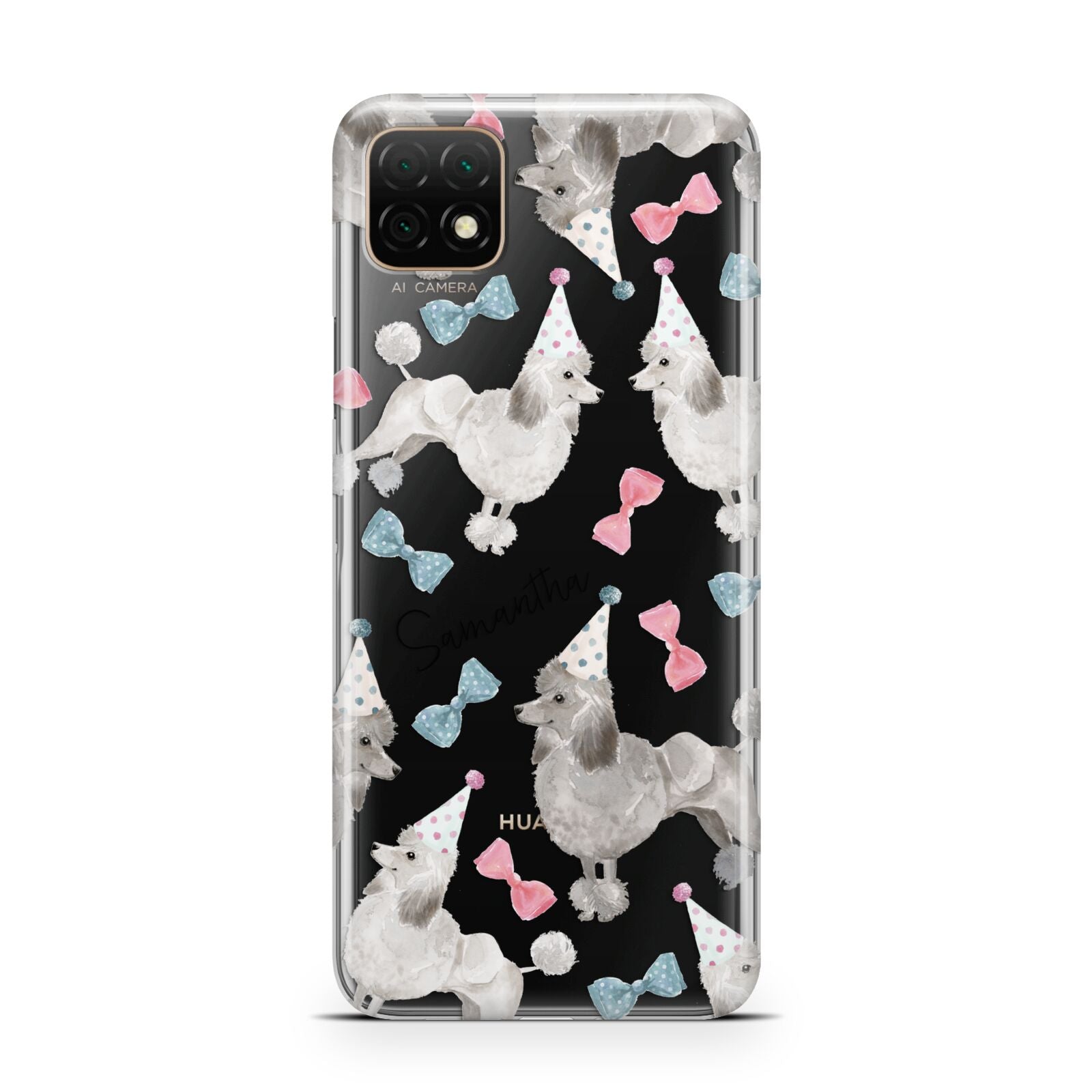 Personalised Poodle Dog Huawei Enjoy 20 Phone Case