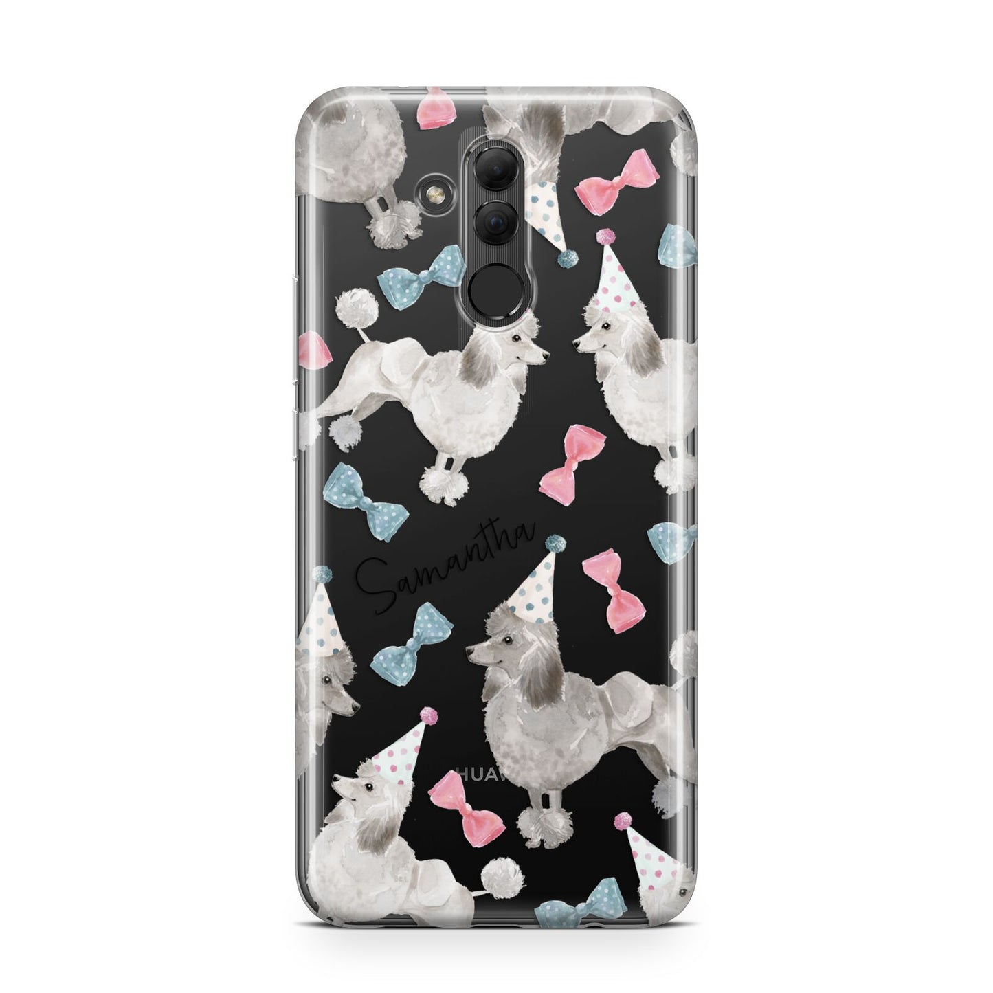 Personalised Poodle Dog Huawei Mate 20 Lite