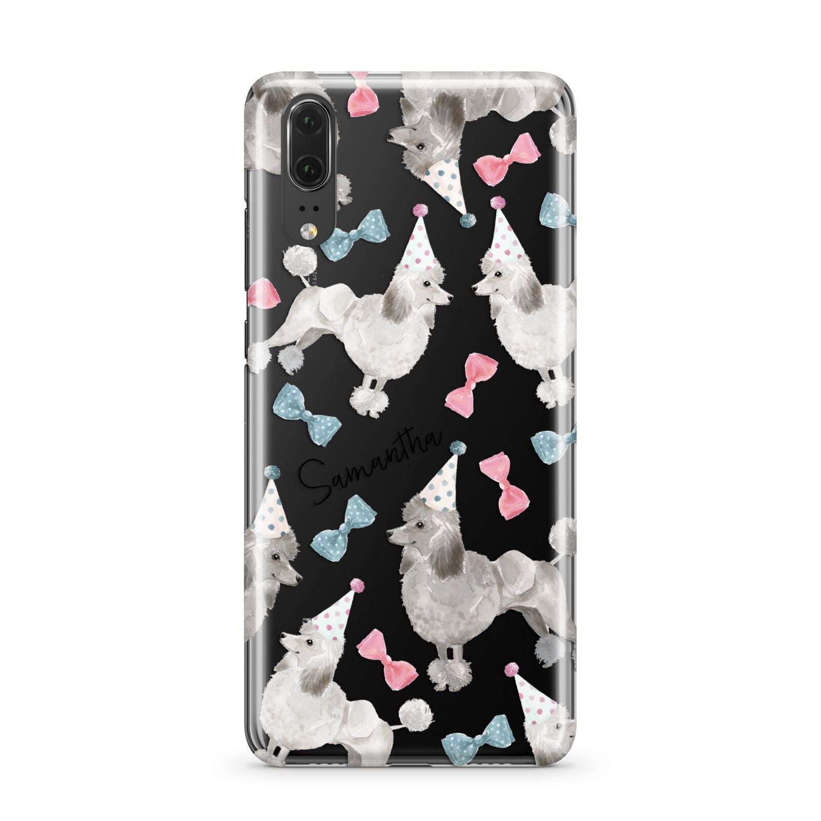 Personalised Poodle Dog Huawei P20 Phone Case