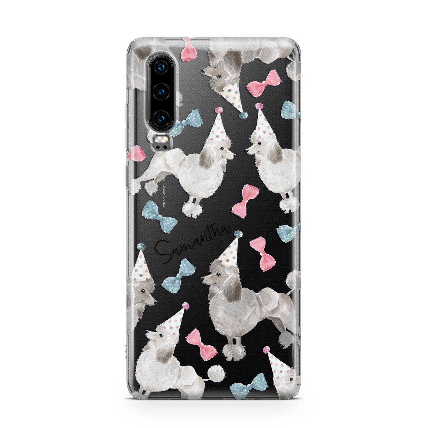 Personalised Poodle Dog Huawei P30 Phone Case