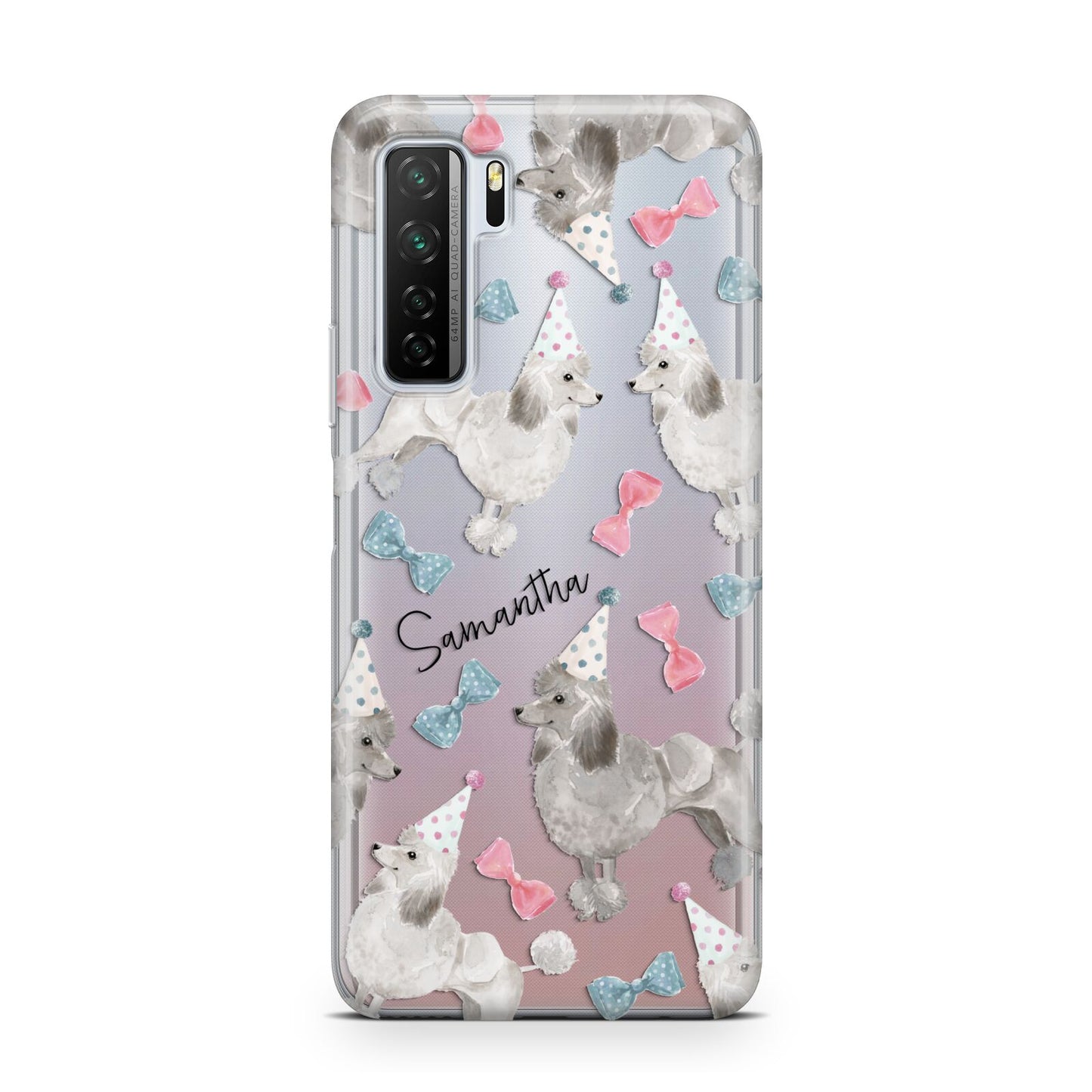 Personalised Poodle Dog Huawei P40 Lite 5G Phone Case