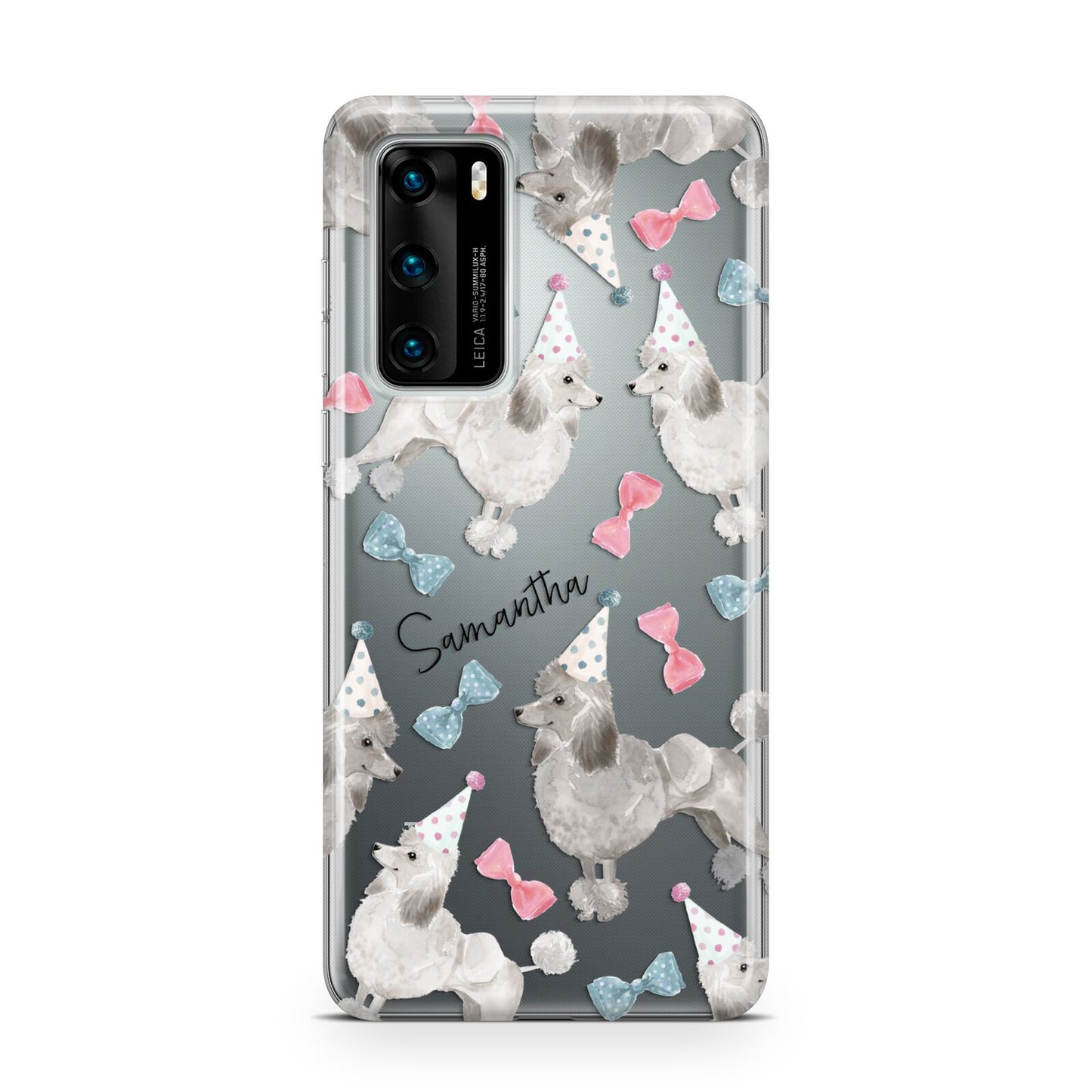 Personalised Poodle Dog Huawei P40 Phone Case