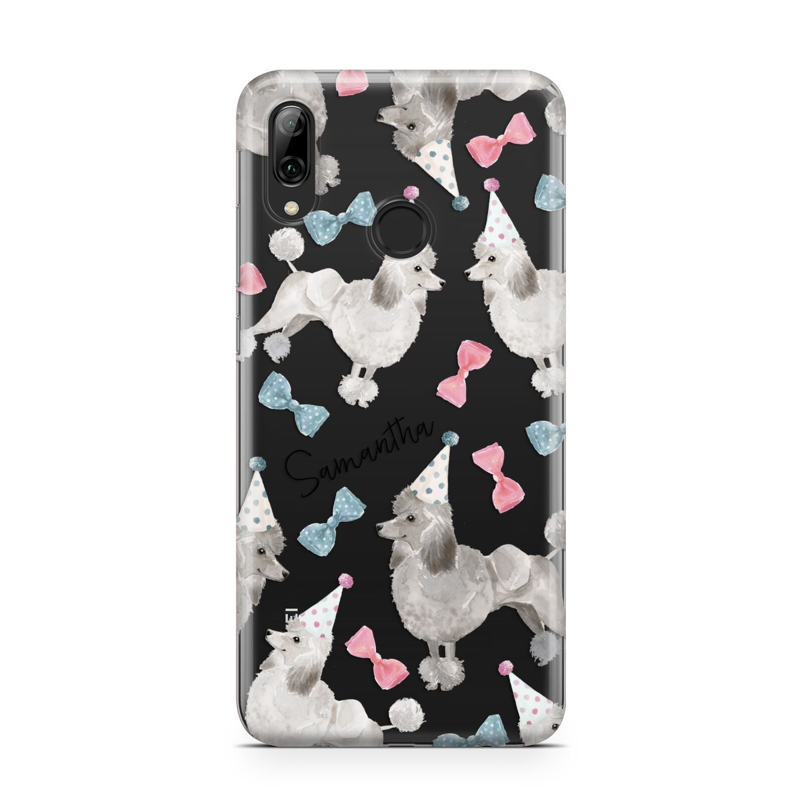 Personalised Poodle Dog Huawei Y7 2019