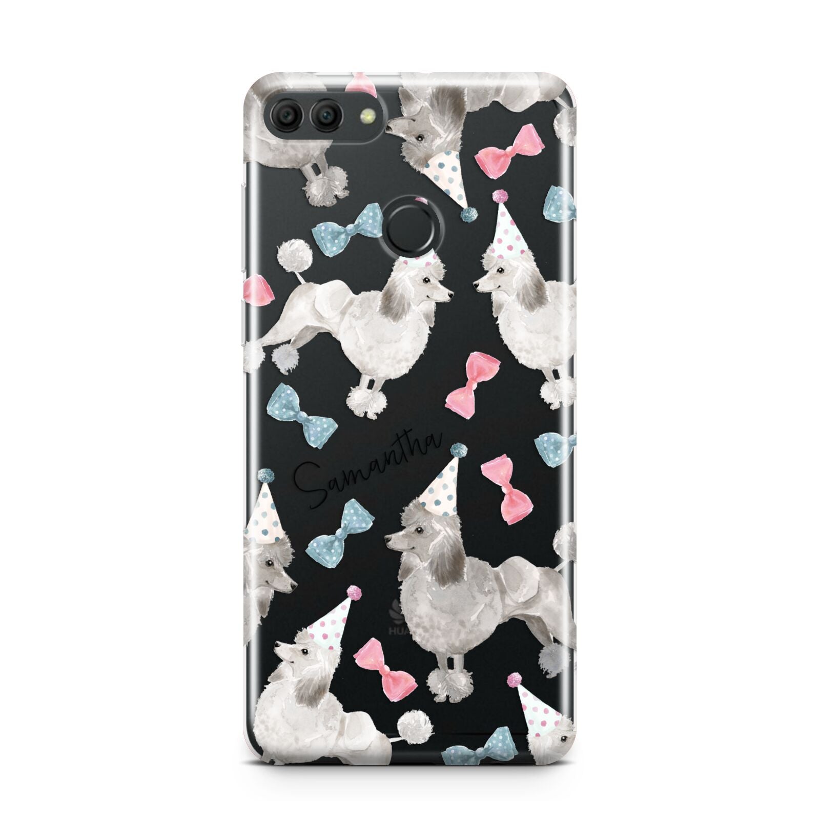 Personalised Poodle Dog Huawei Y9 2018