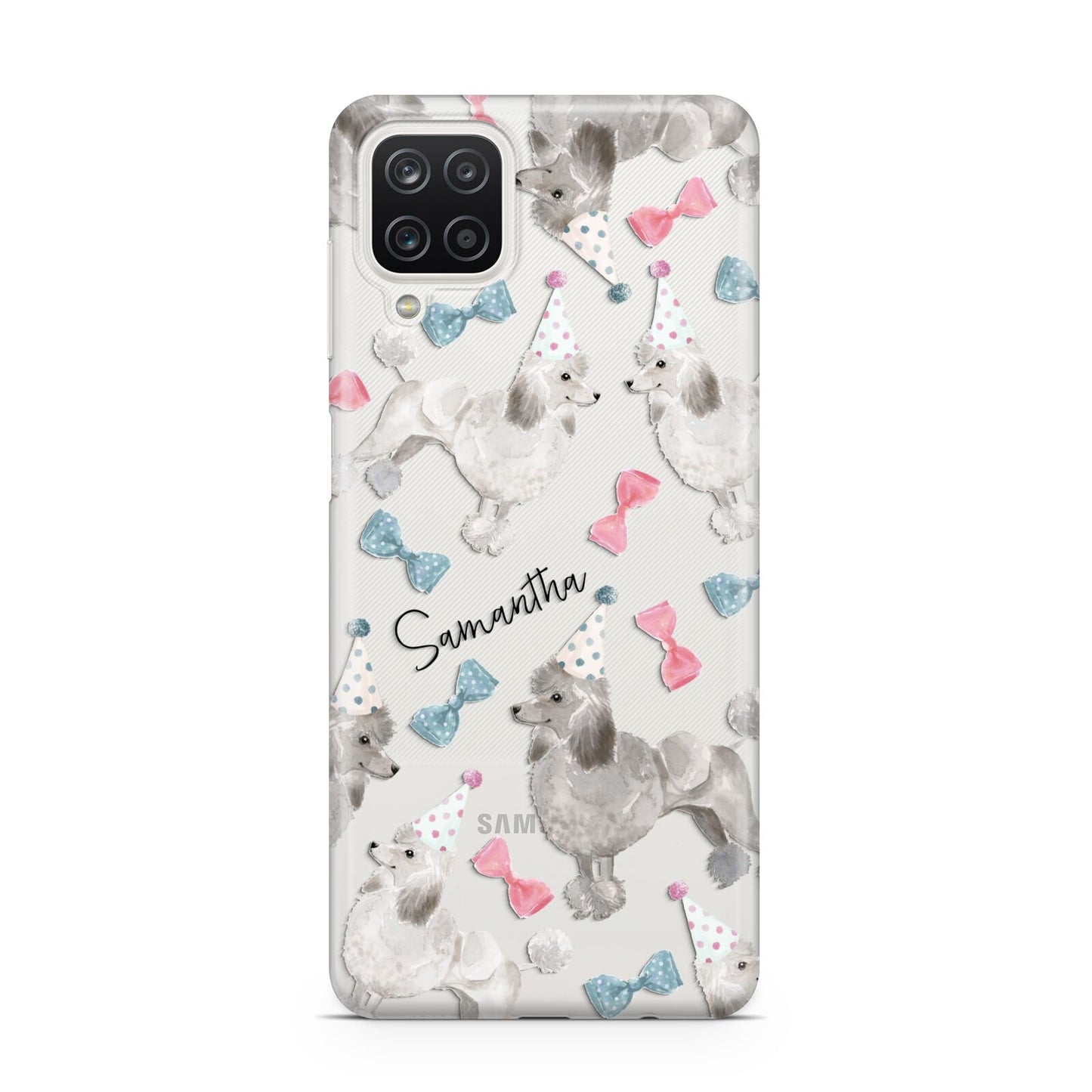 Personalised Poodle Dog Samsung A12 Case