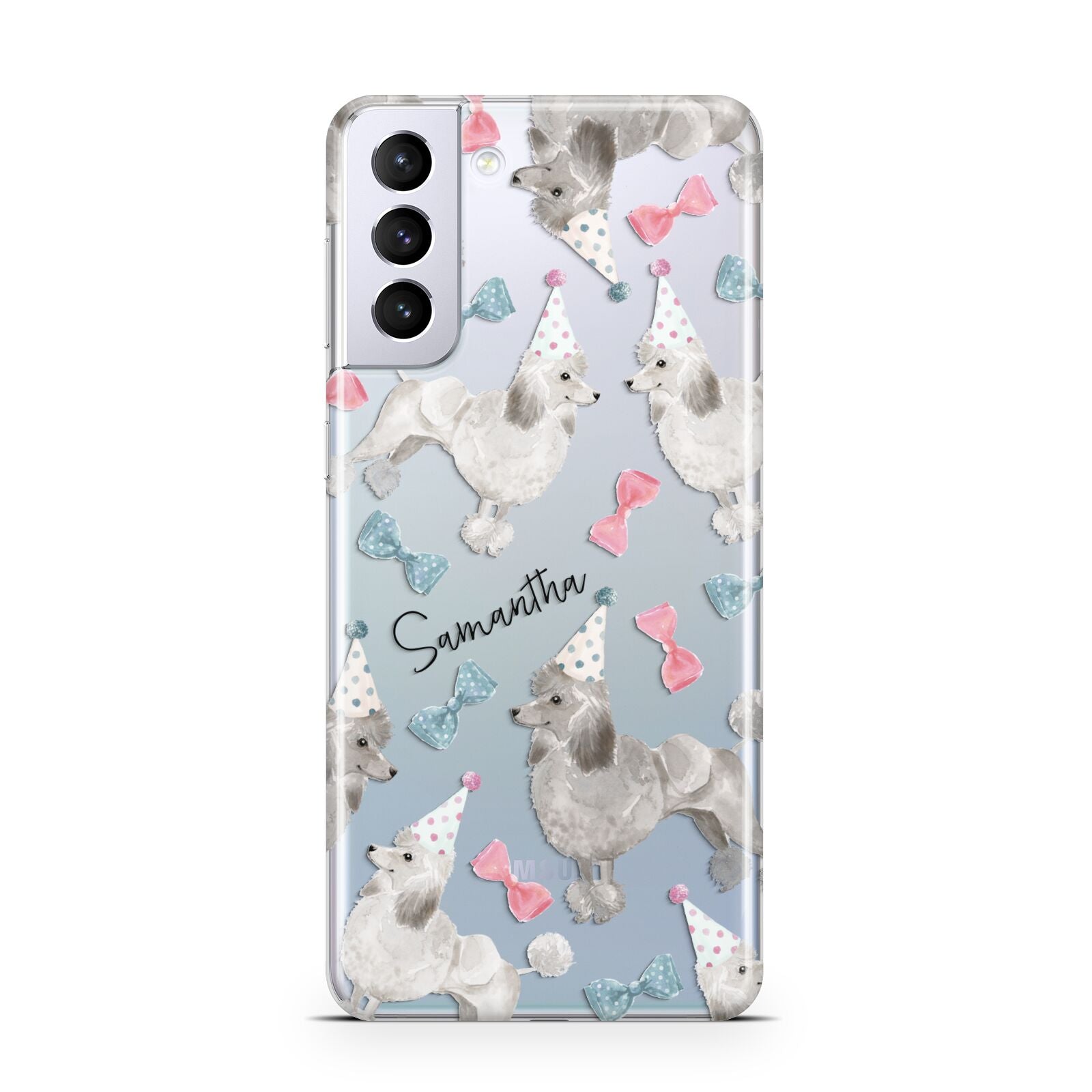 Personalised Poodle Dog Samsung S21 Plus Case