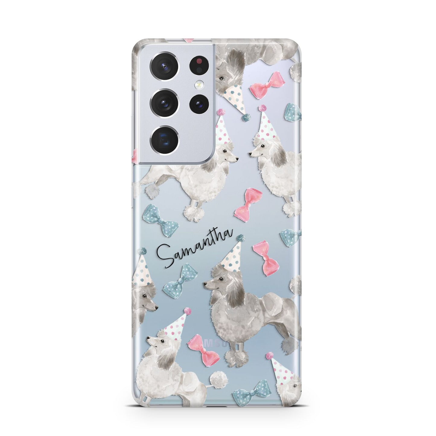 Personalised Poodle Dog Samsung S21 Ultra Case