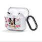 Personalised Pug Dog AirPods Clear Case 3rd Gen Side Image