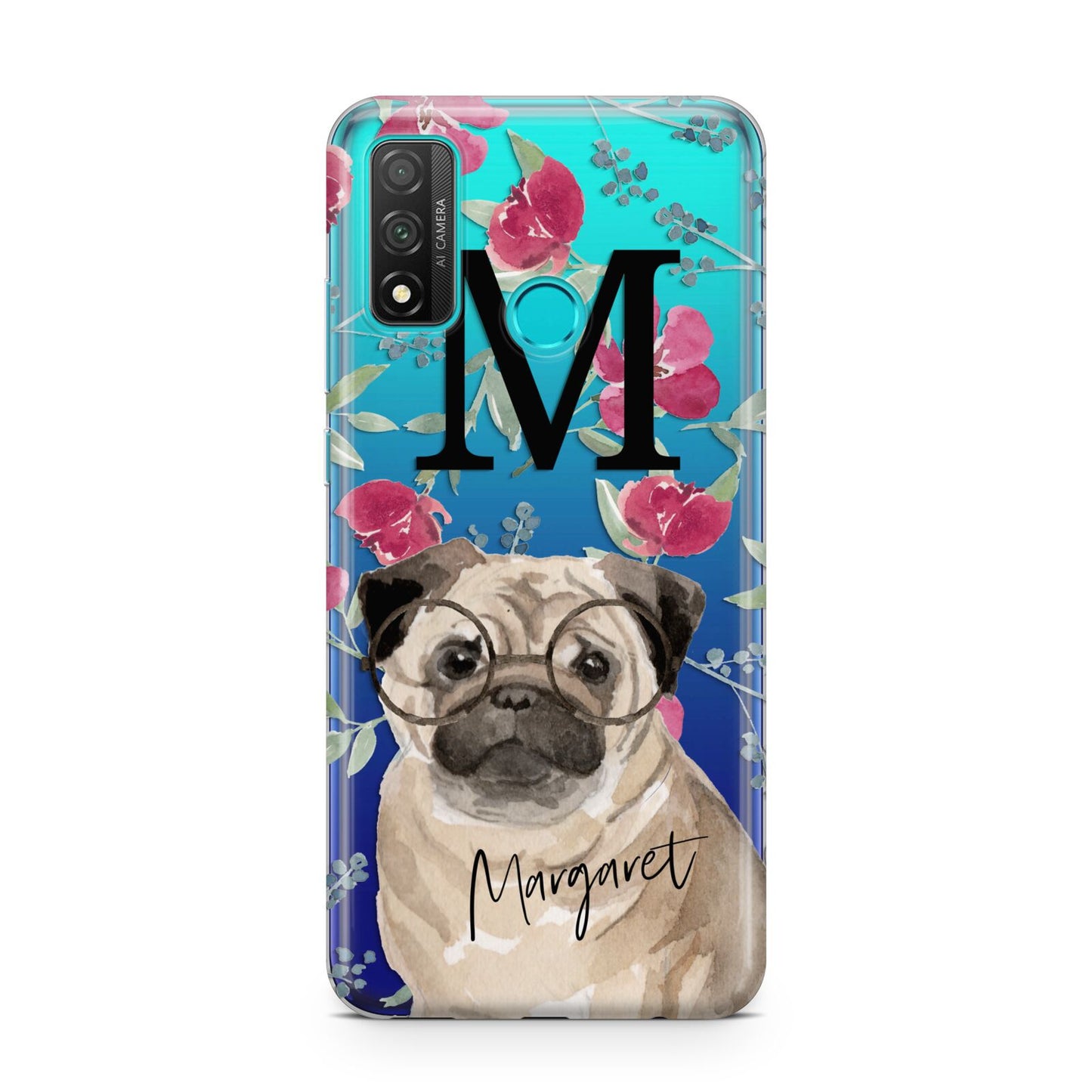 Personalised Pug Dog Huawei P Smart 2020