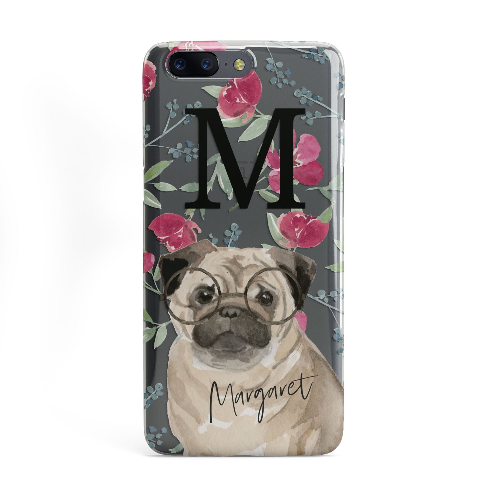 Personalised Pug Dog OnePlus Case