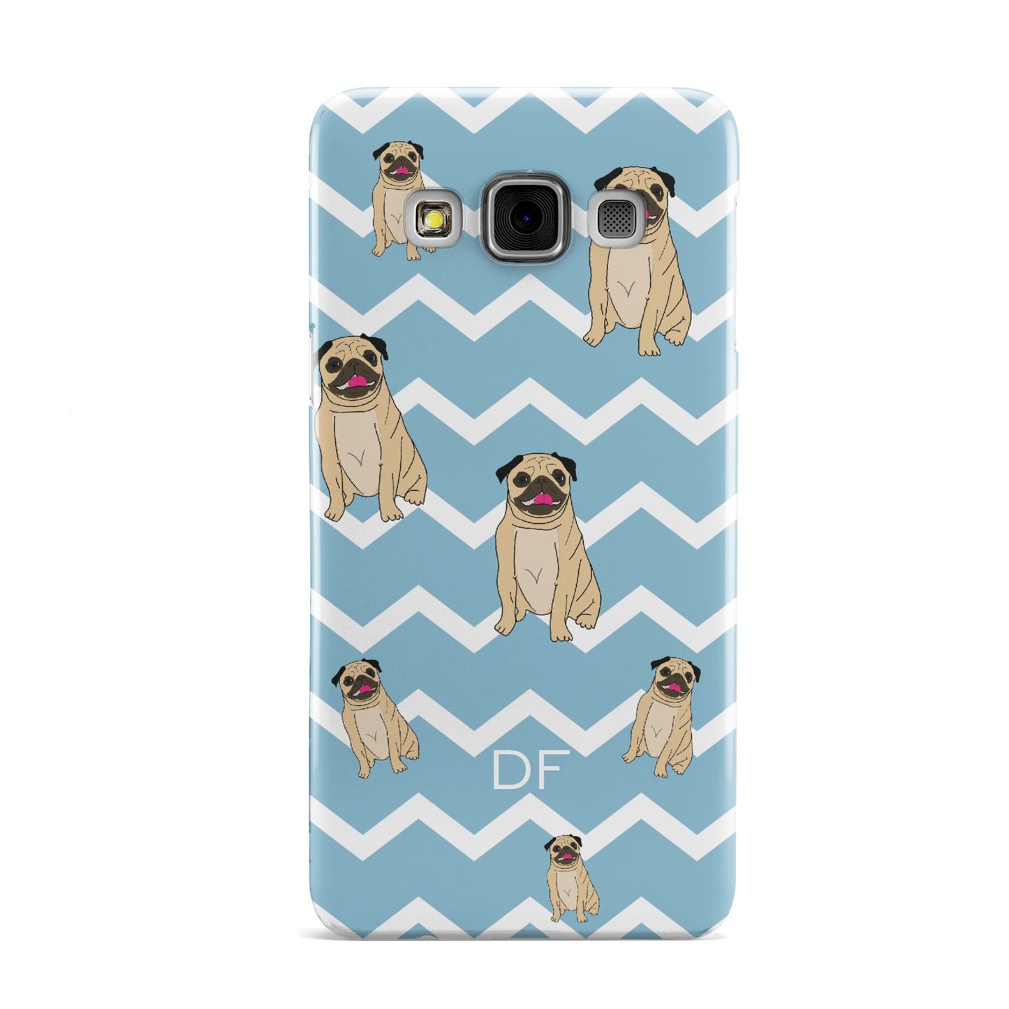 Personalised Pug Initials Samsung Galaxy A3 Case