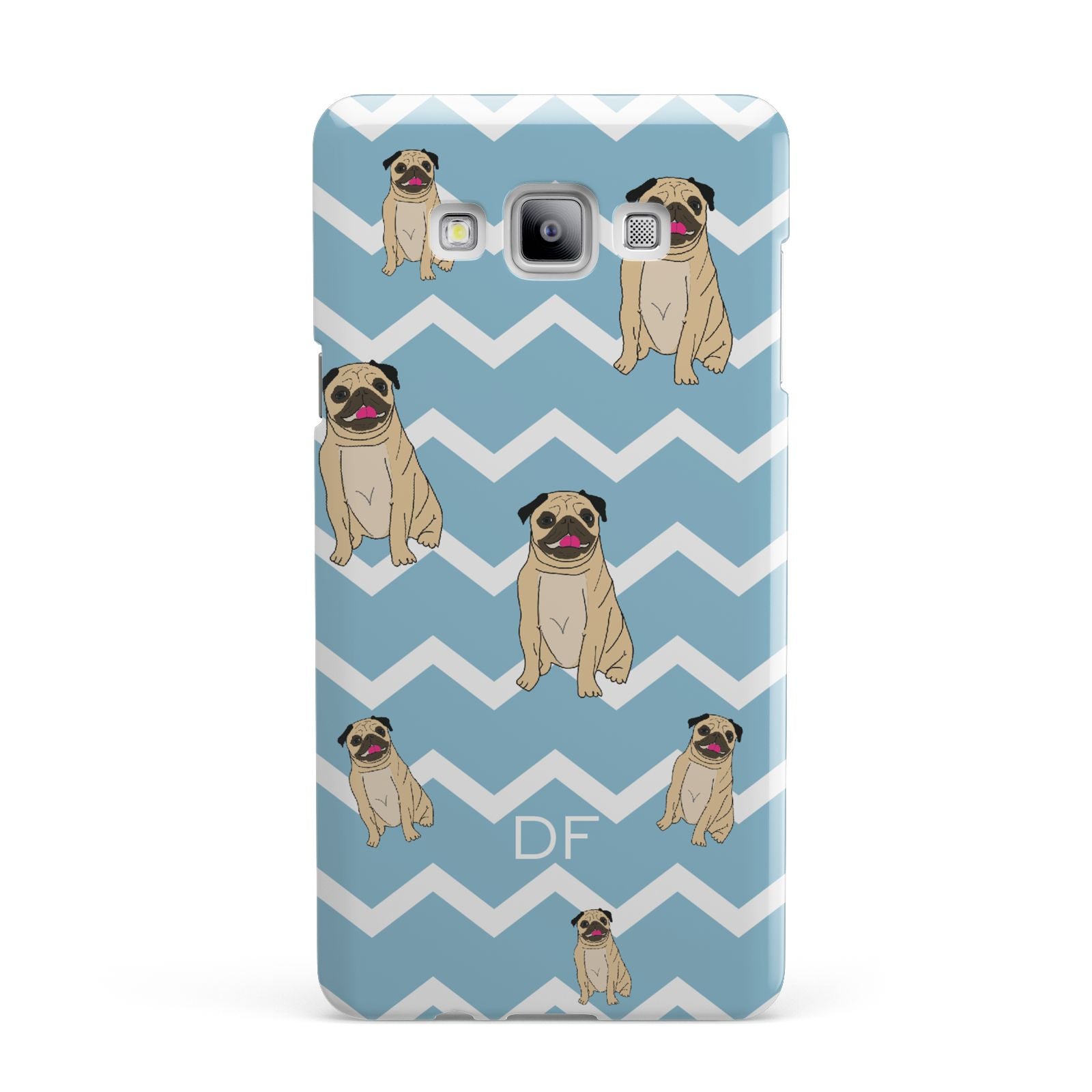 Personalised Pug Initials Samsung Galaxy A7 2015 Case