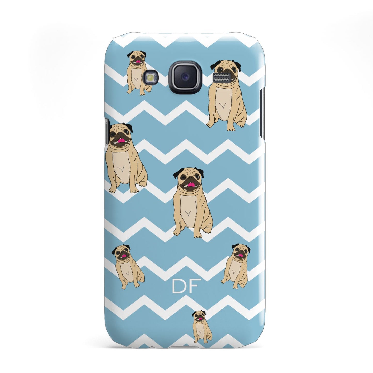 Personalised Pug Initials Samsung Galaxy J5 Case