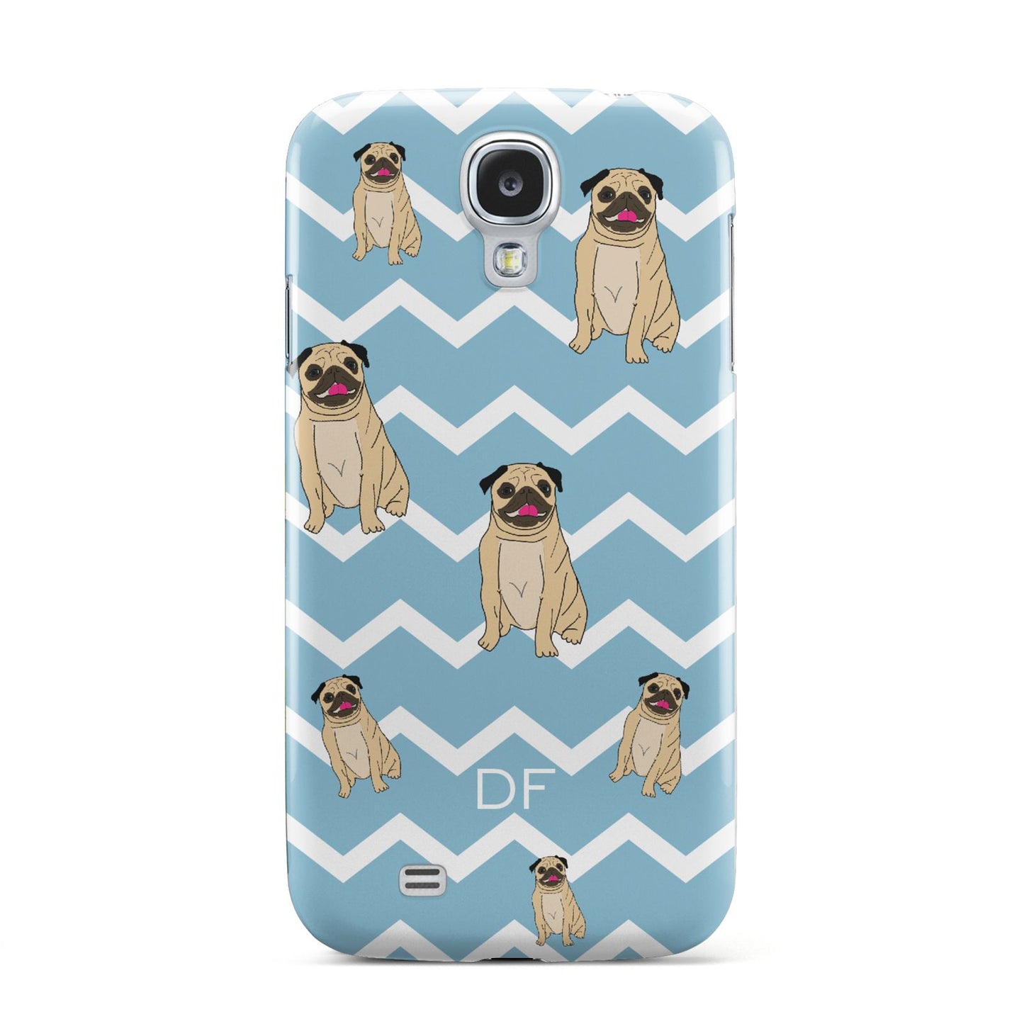 Personalised Pug Initials Samsung Galaxy S4 Case