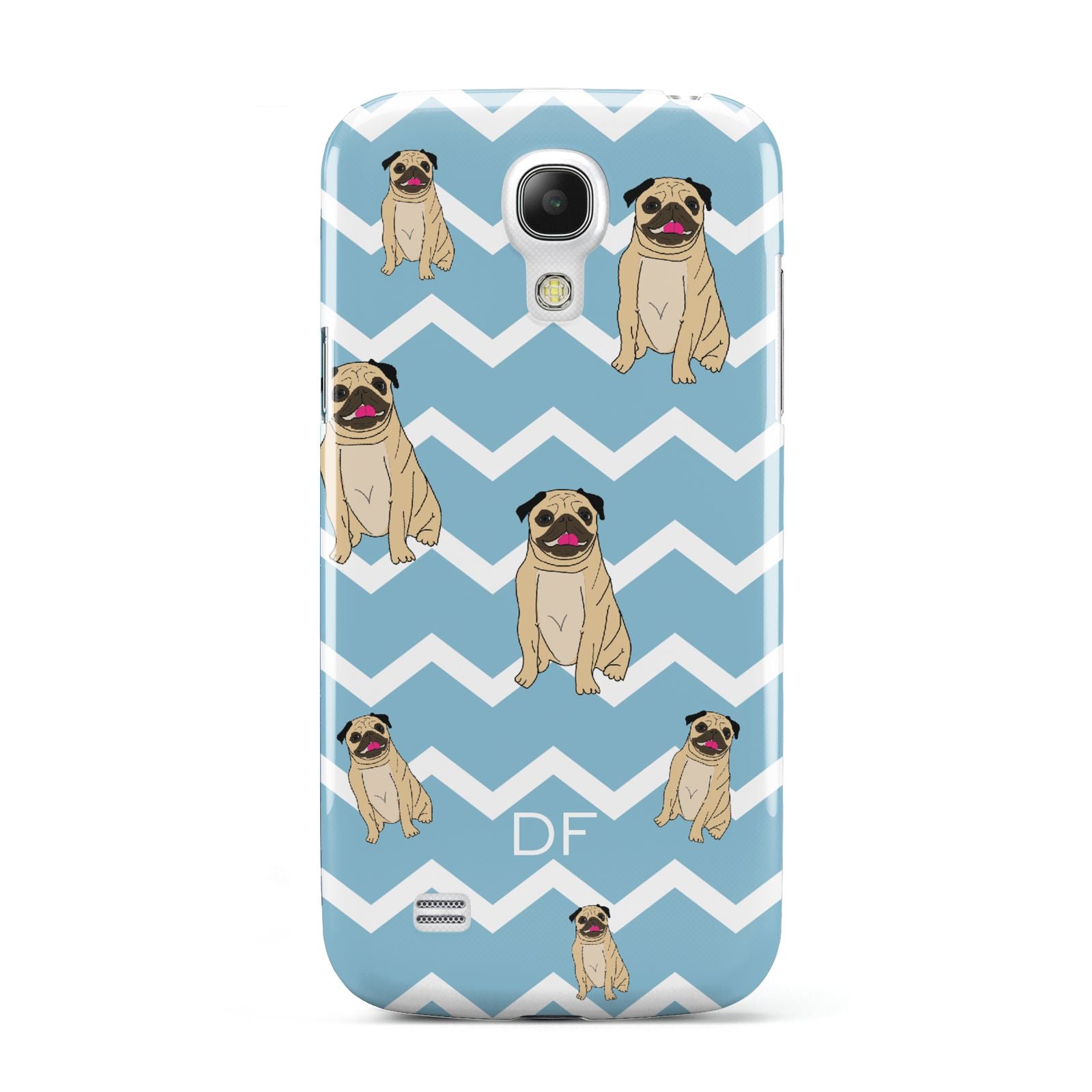 Personalised Pug Initials Samsung Galaxy S4 Mini Case