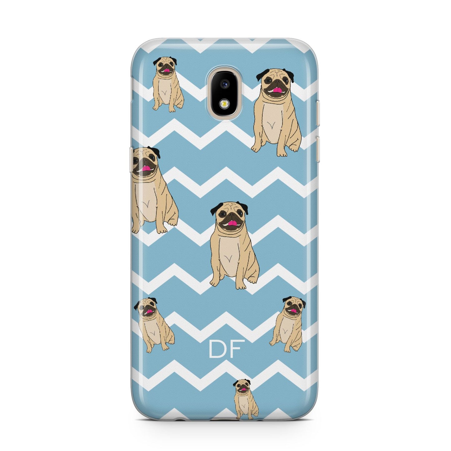 Personalised Pug Initials Samsung J5 2017 Case