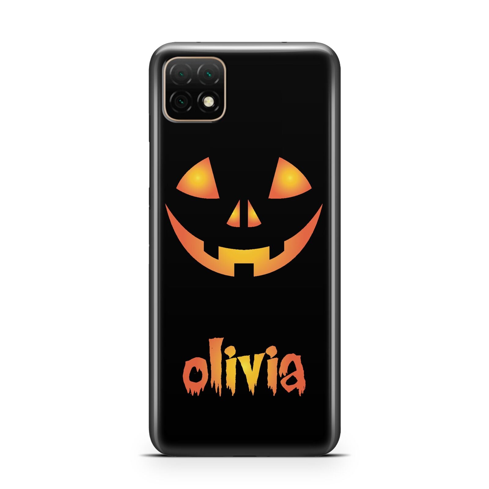 Personalised Pumpkin Face Halloween Huawei Enjoy 20 Phone Case