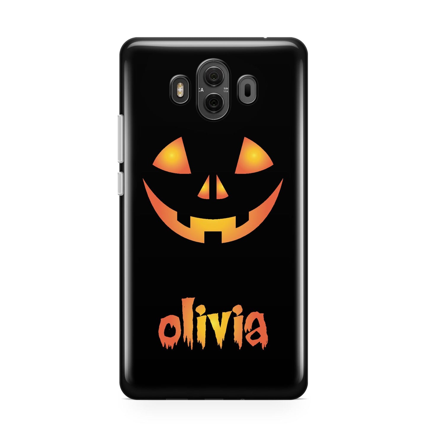 Personalised Pumpkin Face Halloween Huawei Mate 10 Protective Phone Case