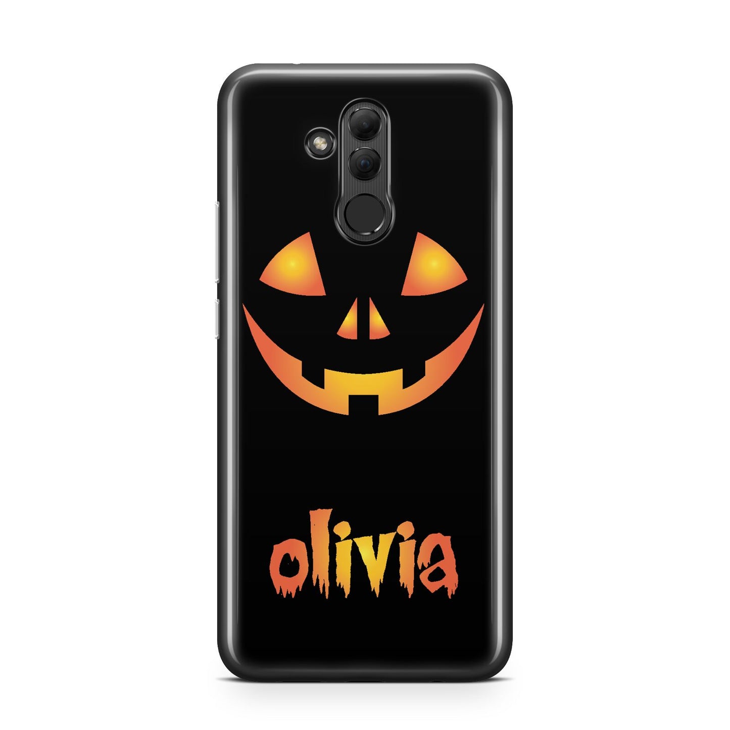 Personalised Pumpkin Face Halloween Huawei Mate 20 Lite