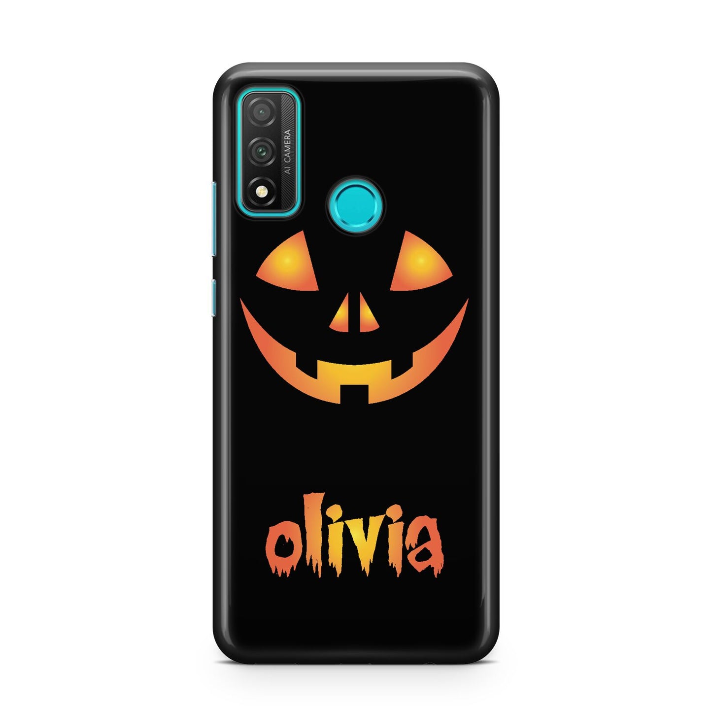 Personalised Pumpkin Face Halloween Huawei P Smart 2020