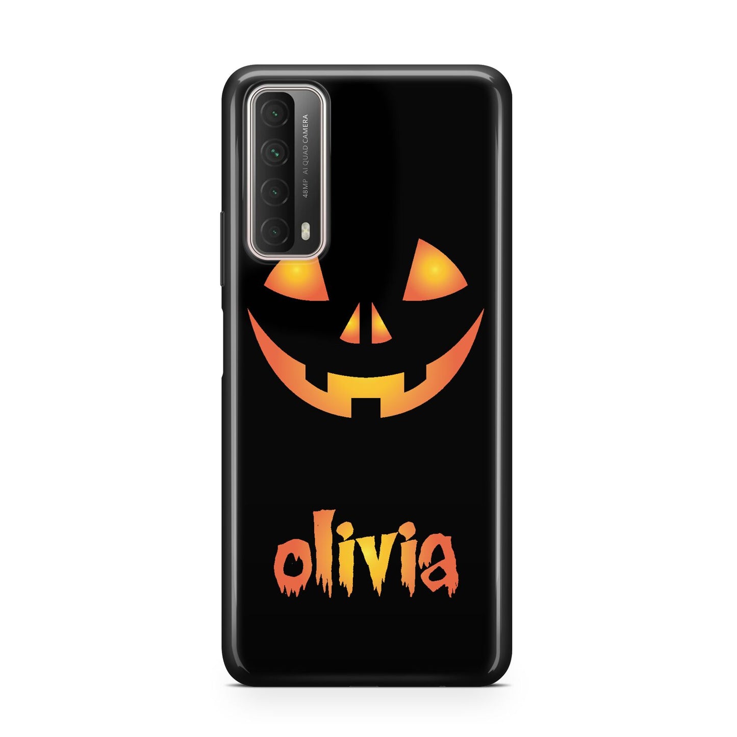 Personalised Pumpkin Face Halloween Huawei P Smart 2021