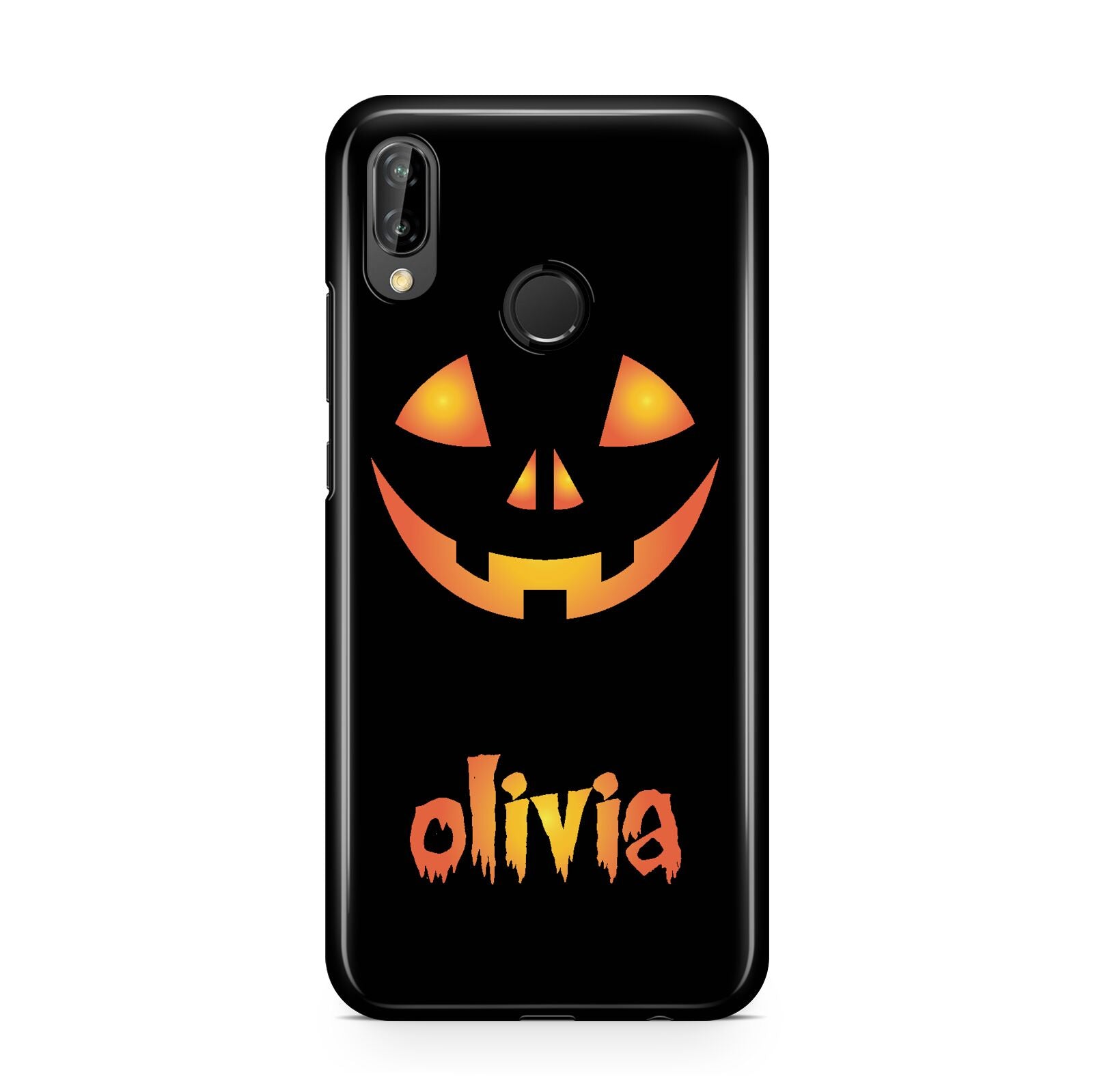 Personalised Pumpkin Face Halloween Huawei P20 Lite Phone Case