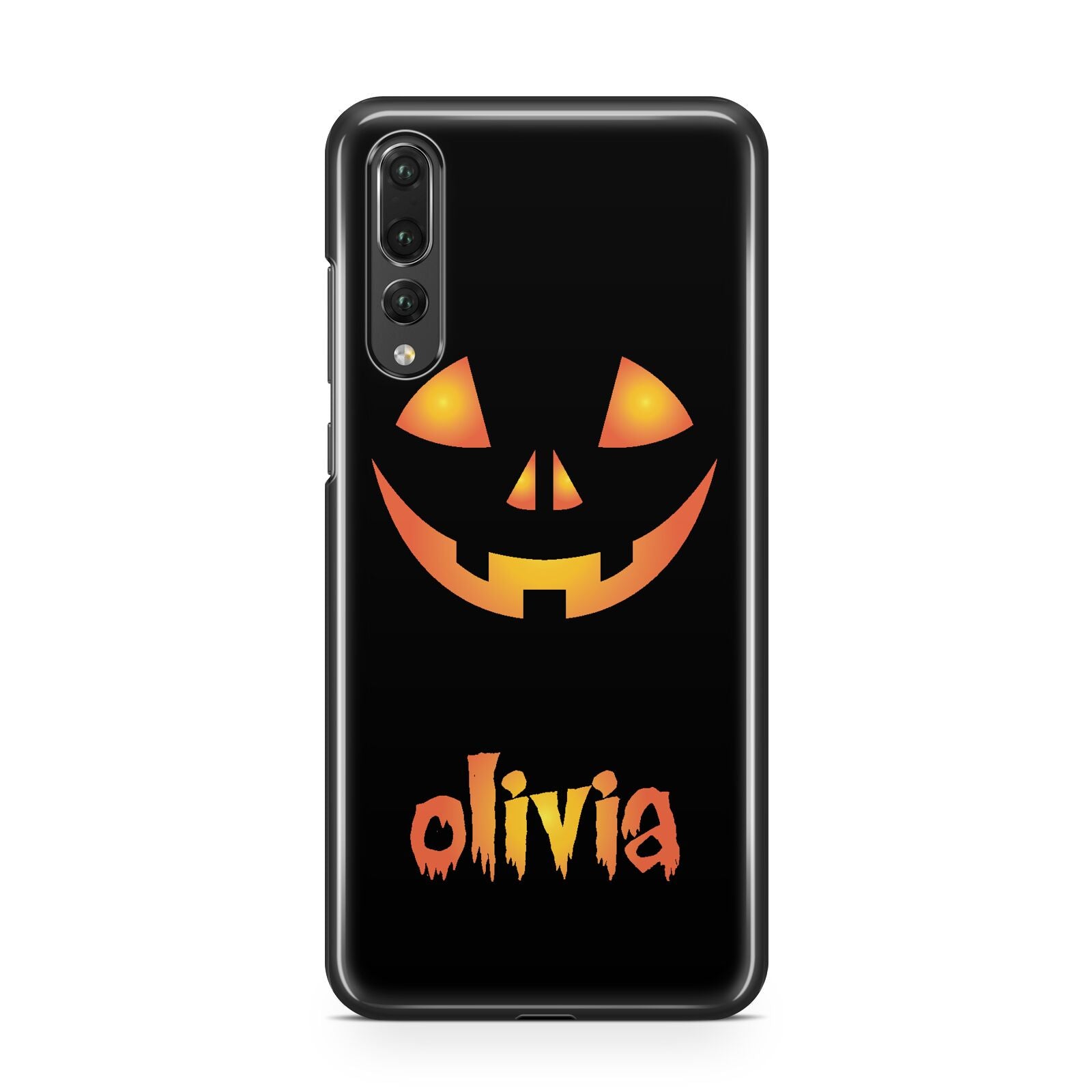 Personalised Pumpkin Face Halloween Huawei P20 Pro Phone Case